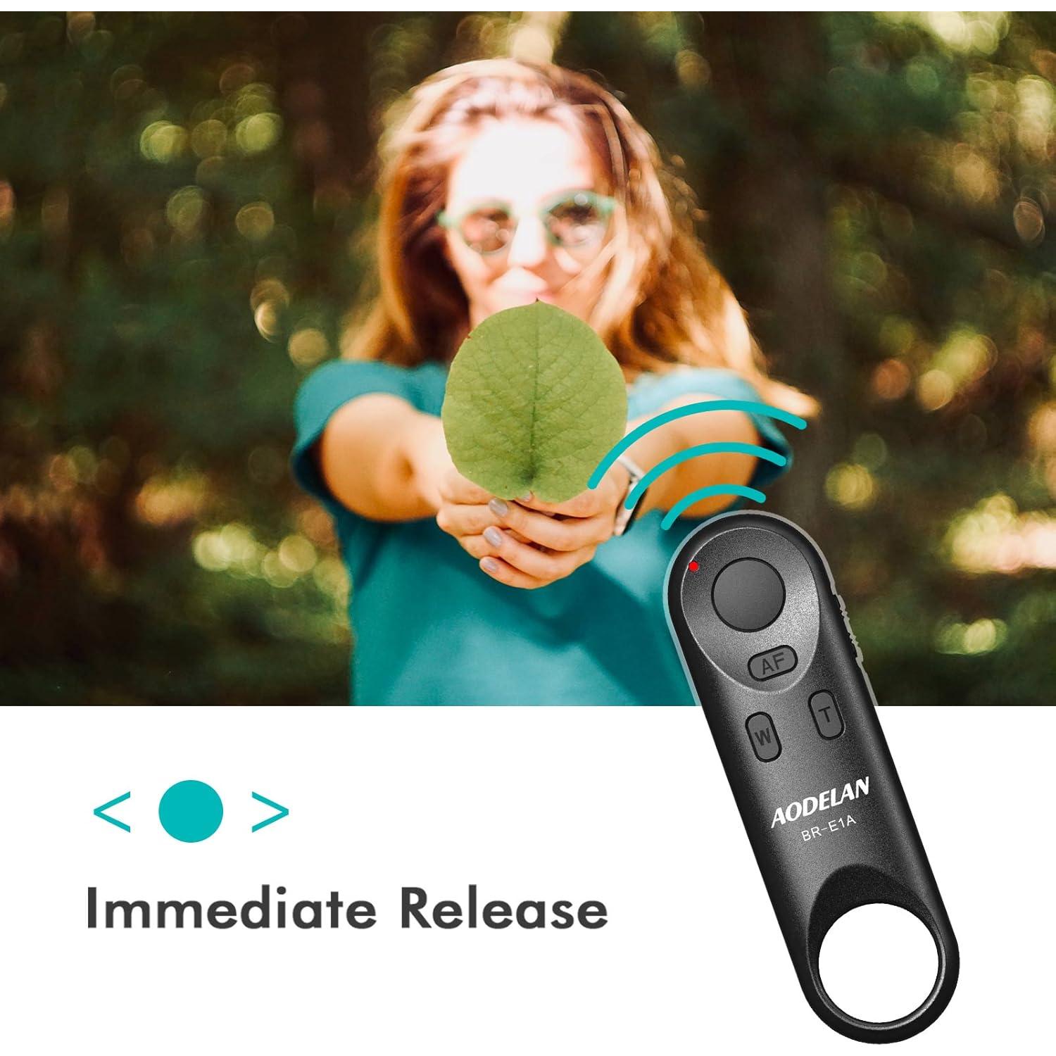 Control Remoto Inalámbrico AODELAN BR-E1A para Canon