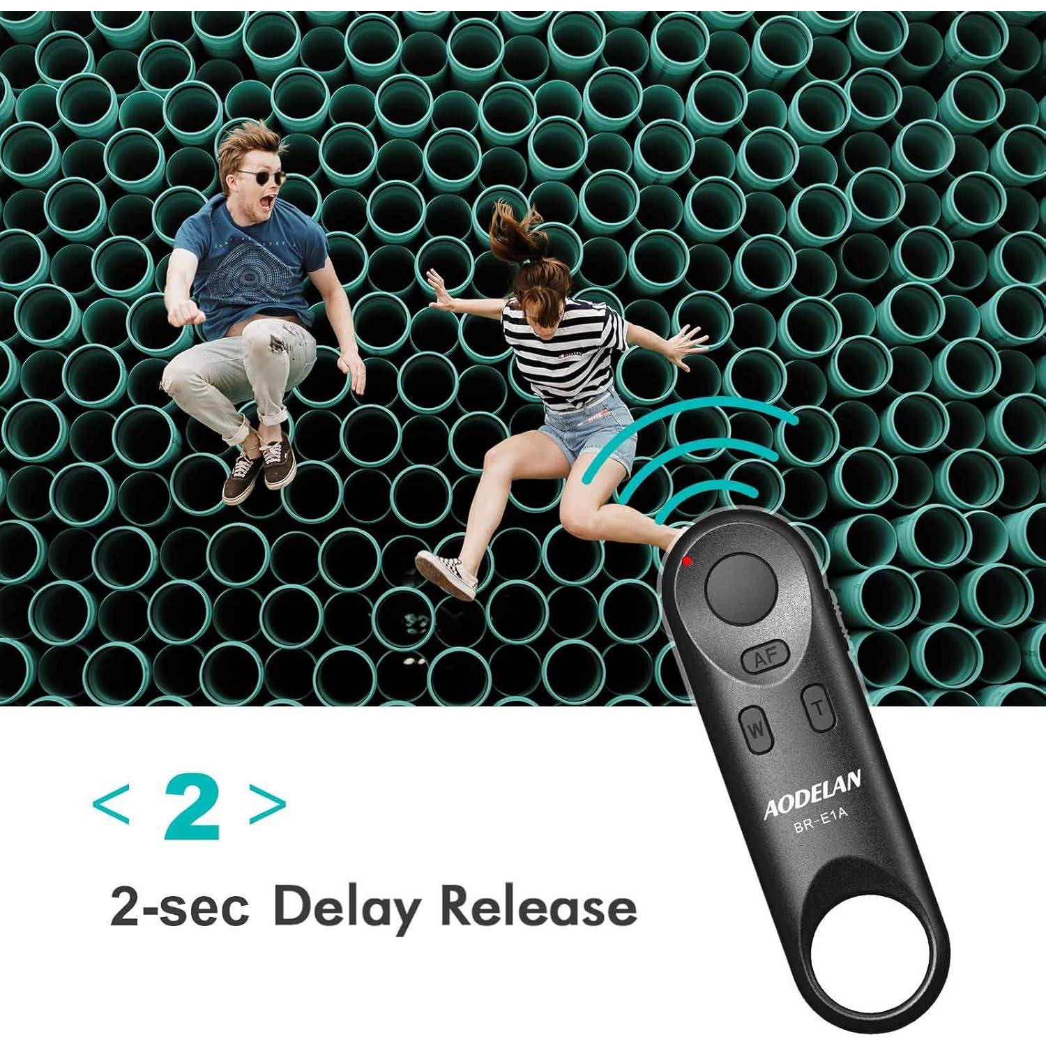 Control Remoto Inalámbrico AODELAN BR-E1A para Canon