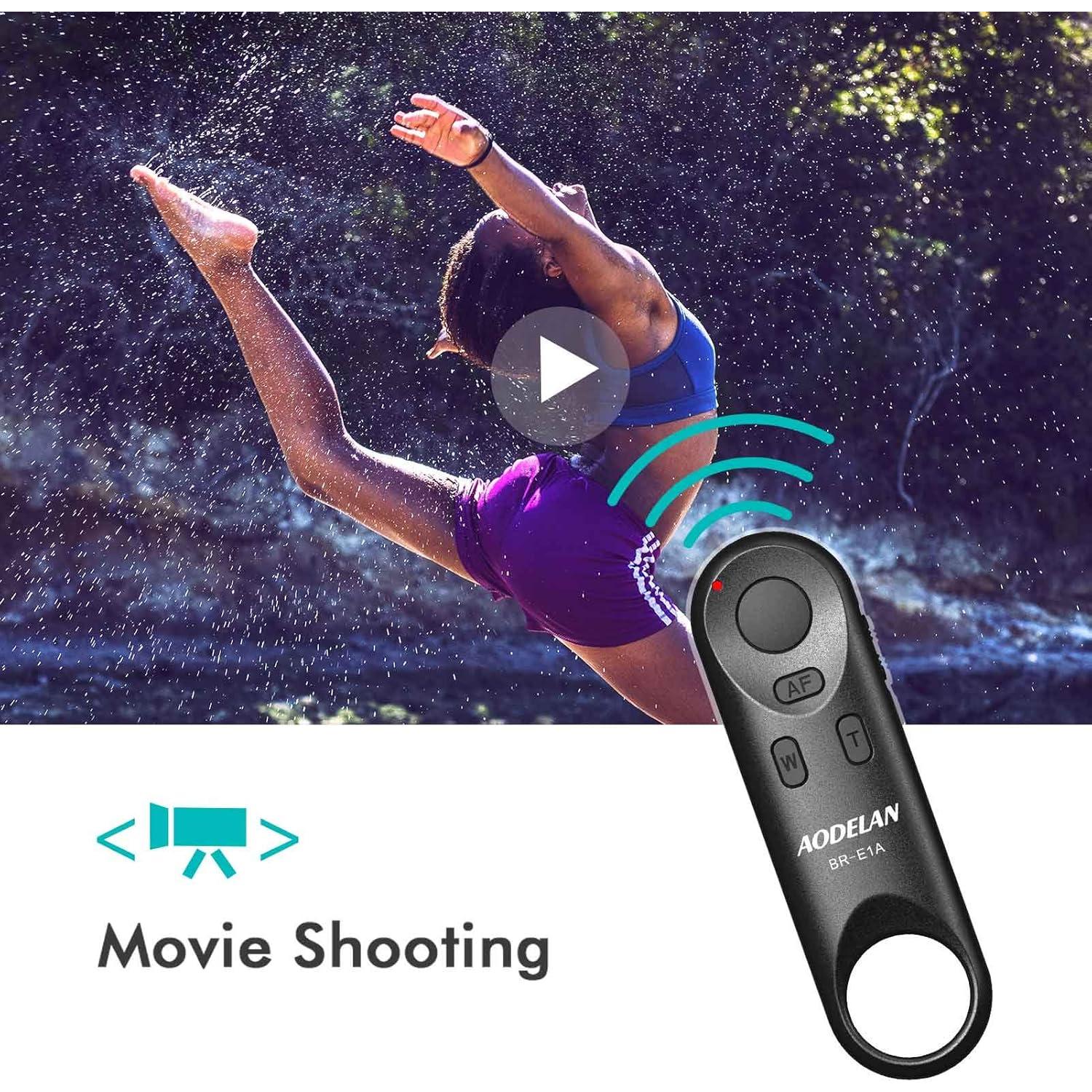 Control Remoto Inalámbrico AODELAN BR-E1A para Canon