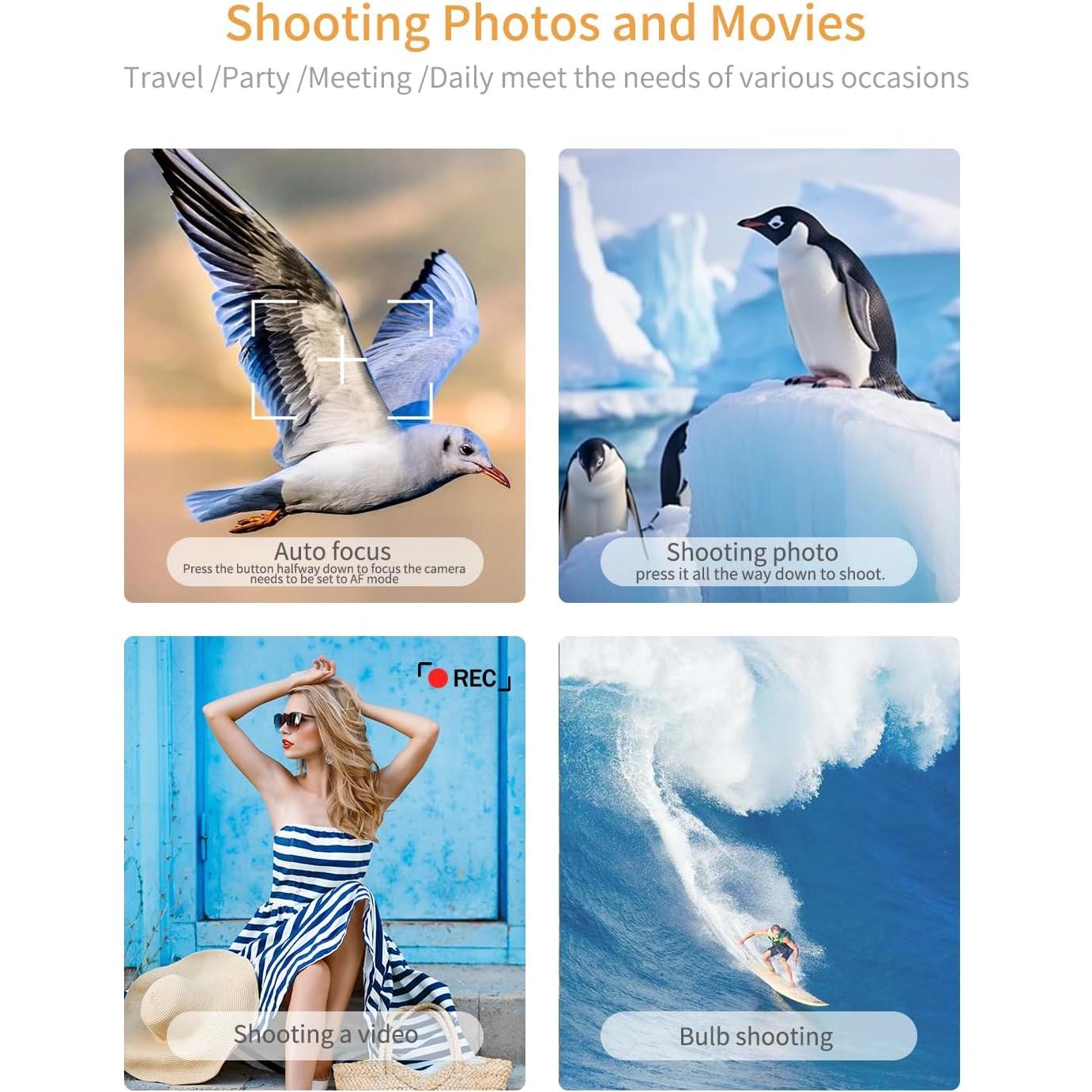 Control Remoto Inalámbrico Aodelan para Cámara Sony - USB-C