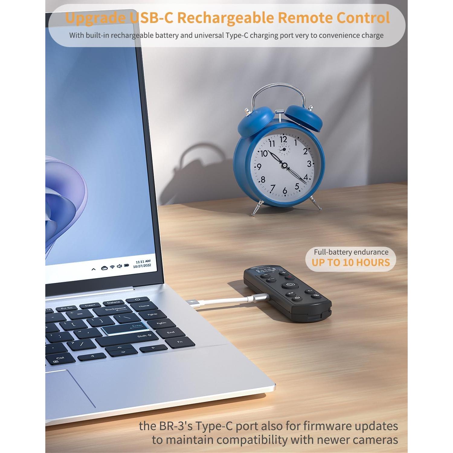 Control Remoto Inalámbrico Aodelan para Cámara Sony - USB-C