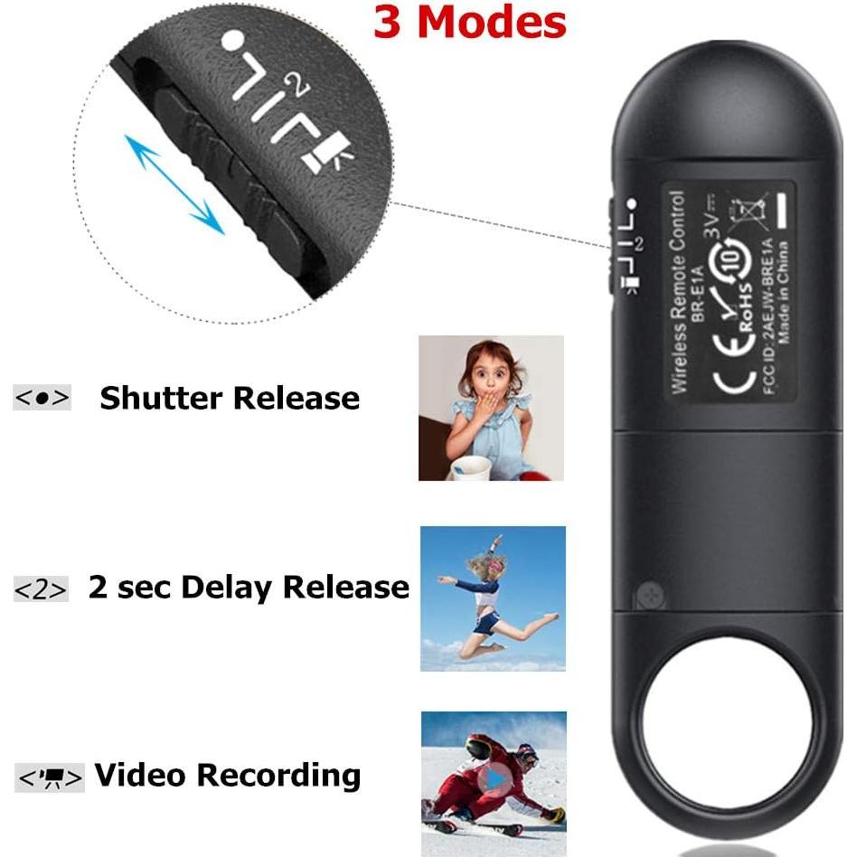 Control Remoto Inalámbrico PHOLSY BR-E1 para Cámaras Canon