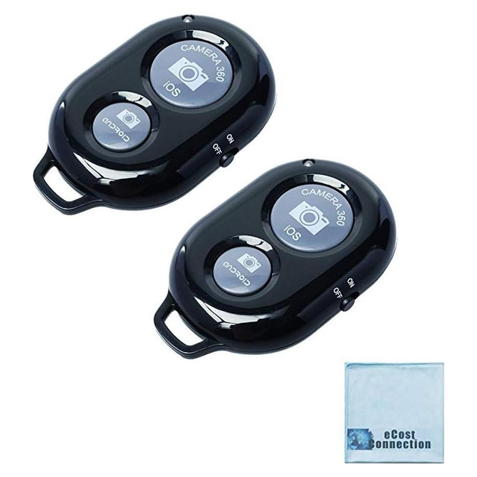 Disparador Remoto Inalámbrico para Smartphones eCostConnection - Paquete de 2