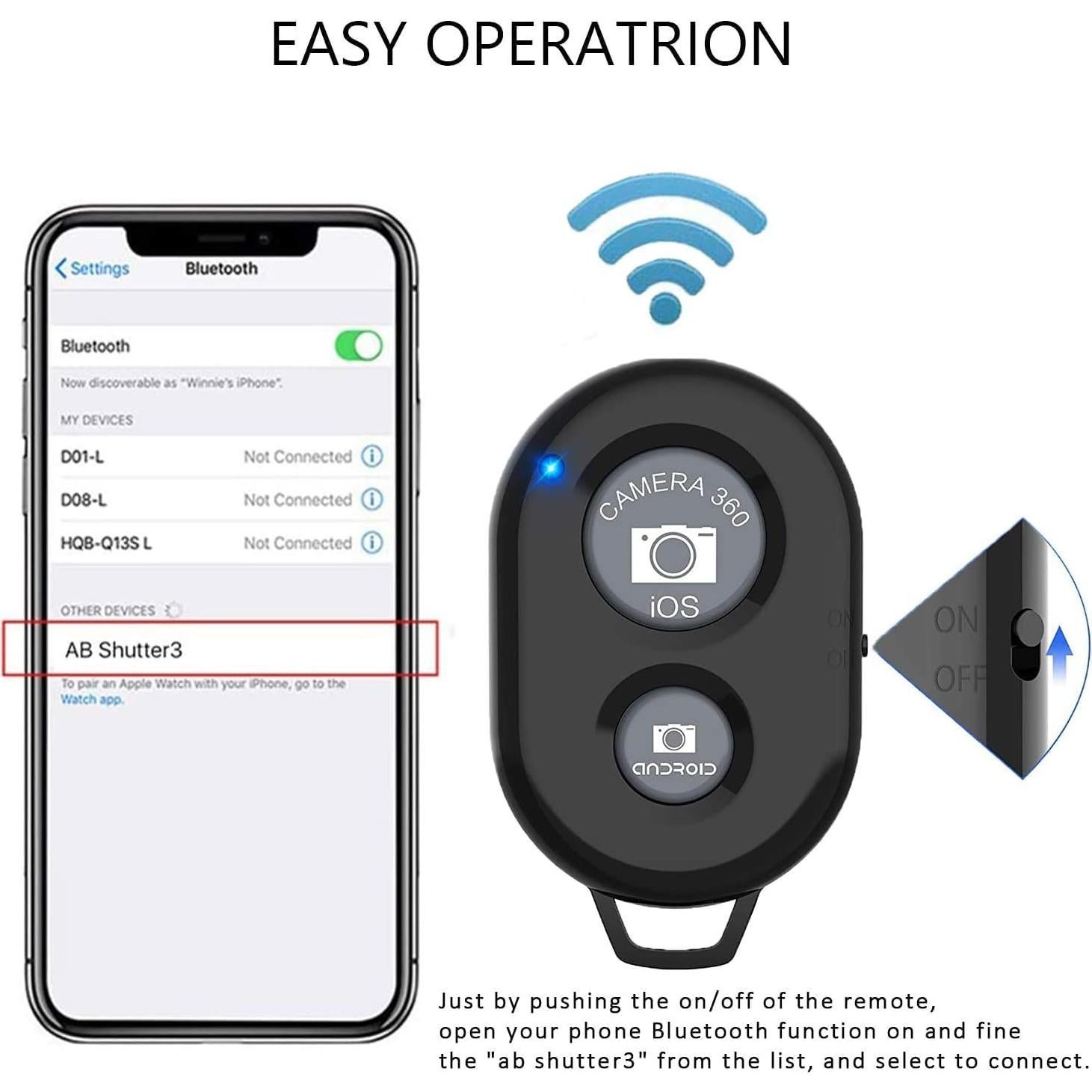 Disparador Remoto Inalámbrico para Smartphones eCostConnection - Paquete de 2