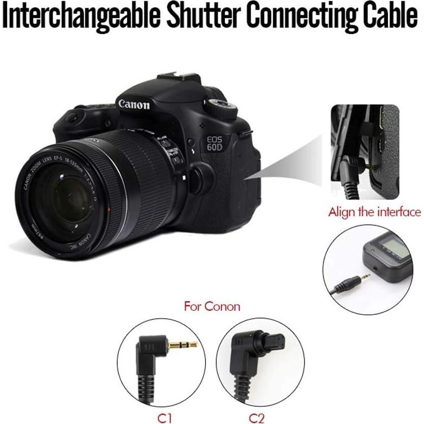 Control Remoto PHOTOOLEX T710C para Cámara Canon con Temporizador