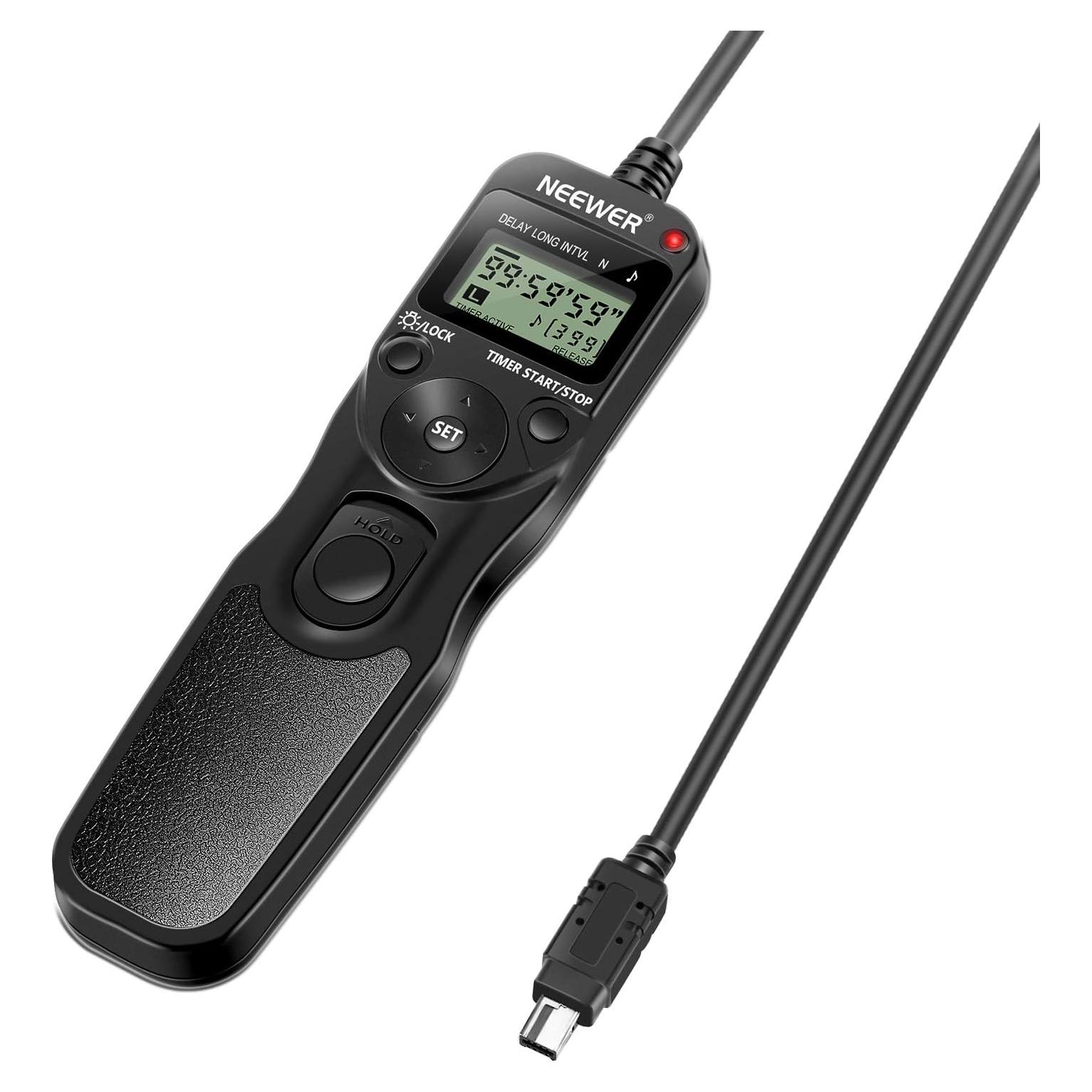 Disparador Remoto Digital Neewer para Nikon DSLR con Temporizador