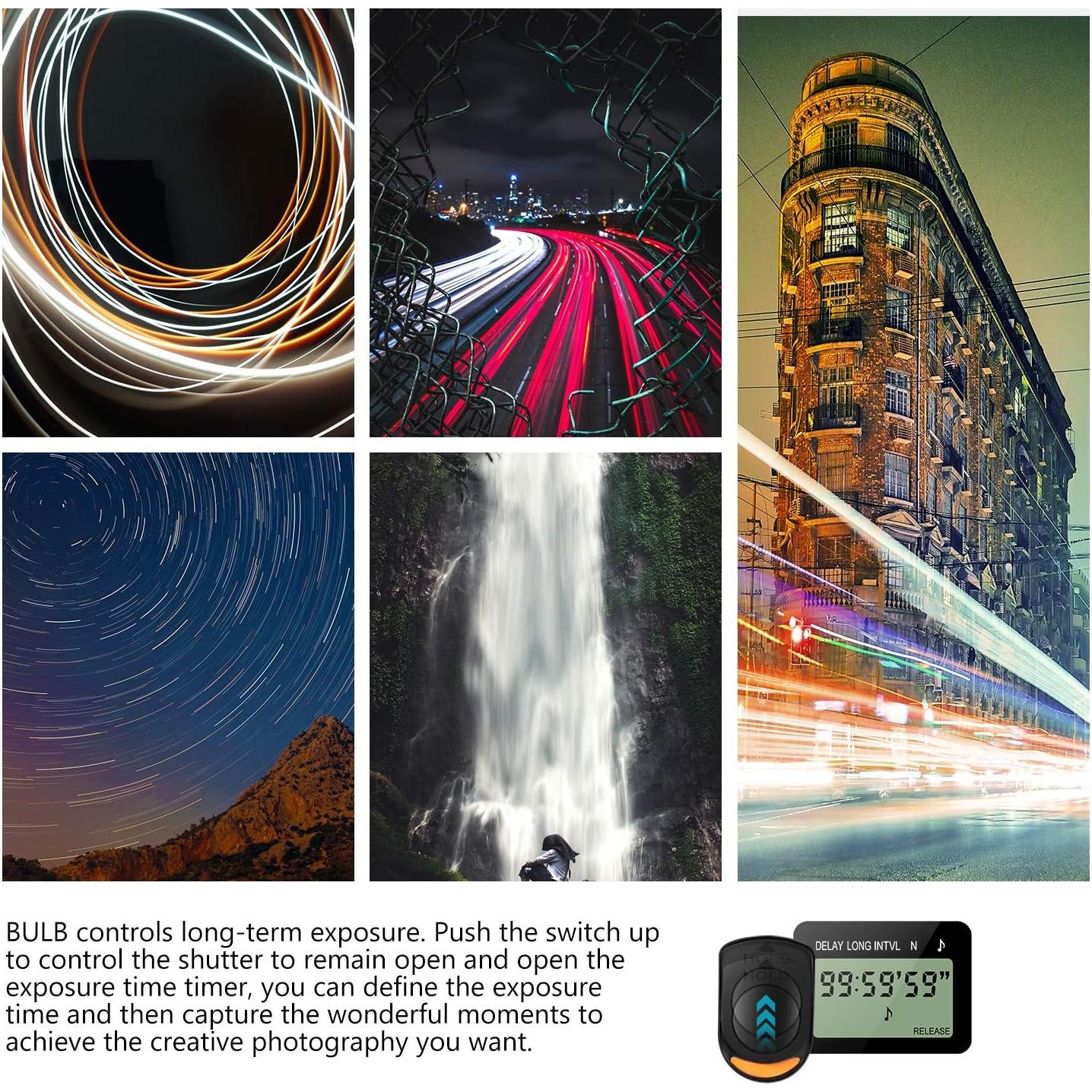 Disparador Remoto Digital Neewer para Nikon DSLR con Temporizador