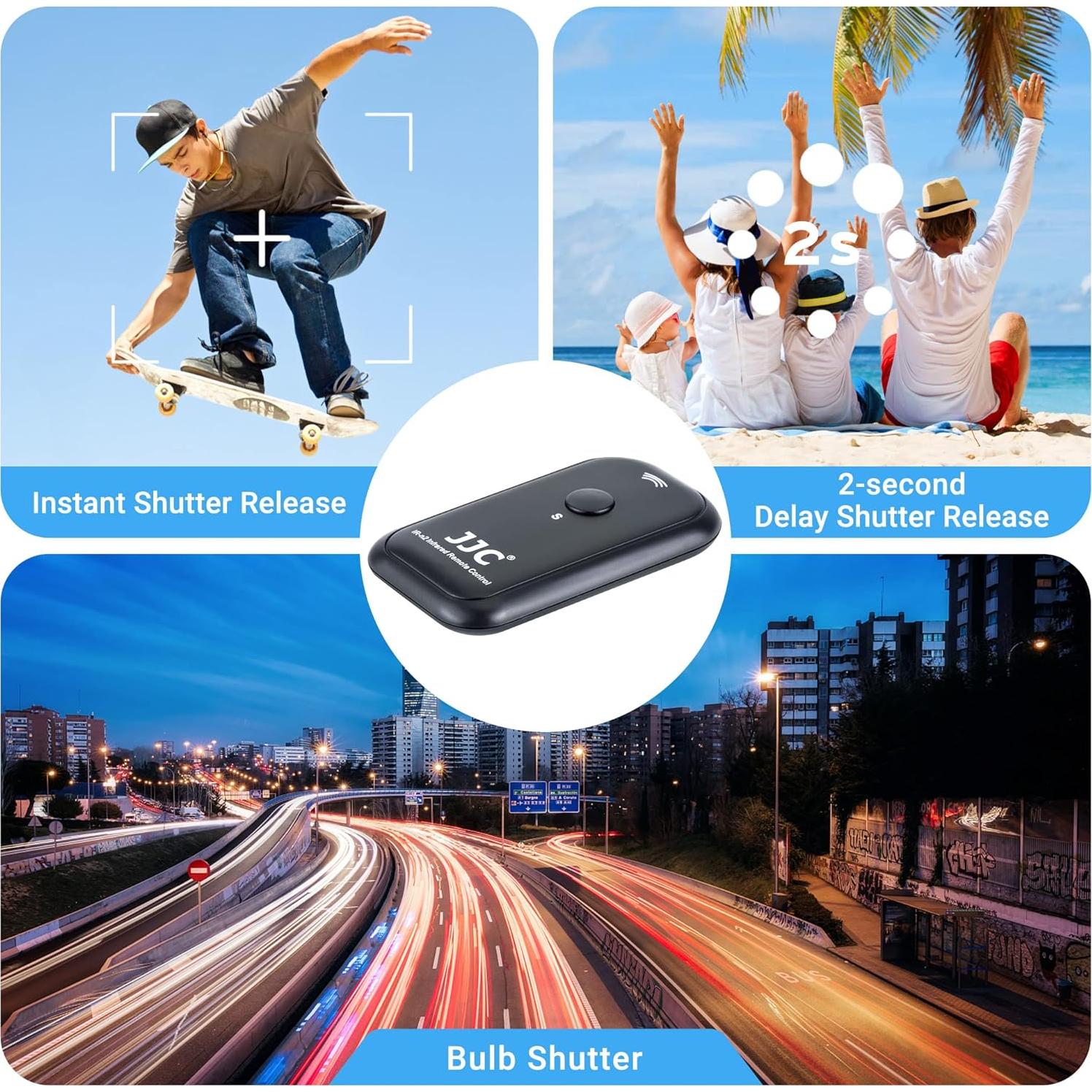 Control Remoto Infrarrojo JJC para Nikon D750 D610 D3400