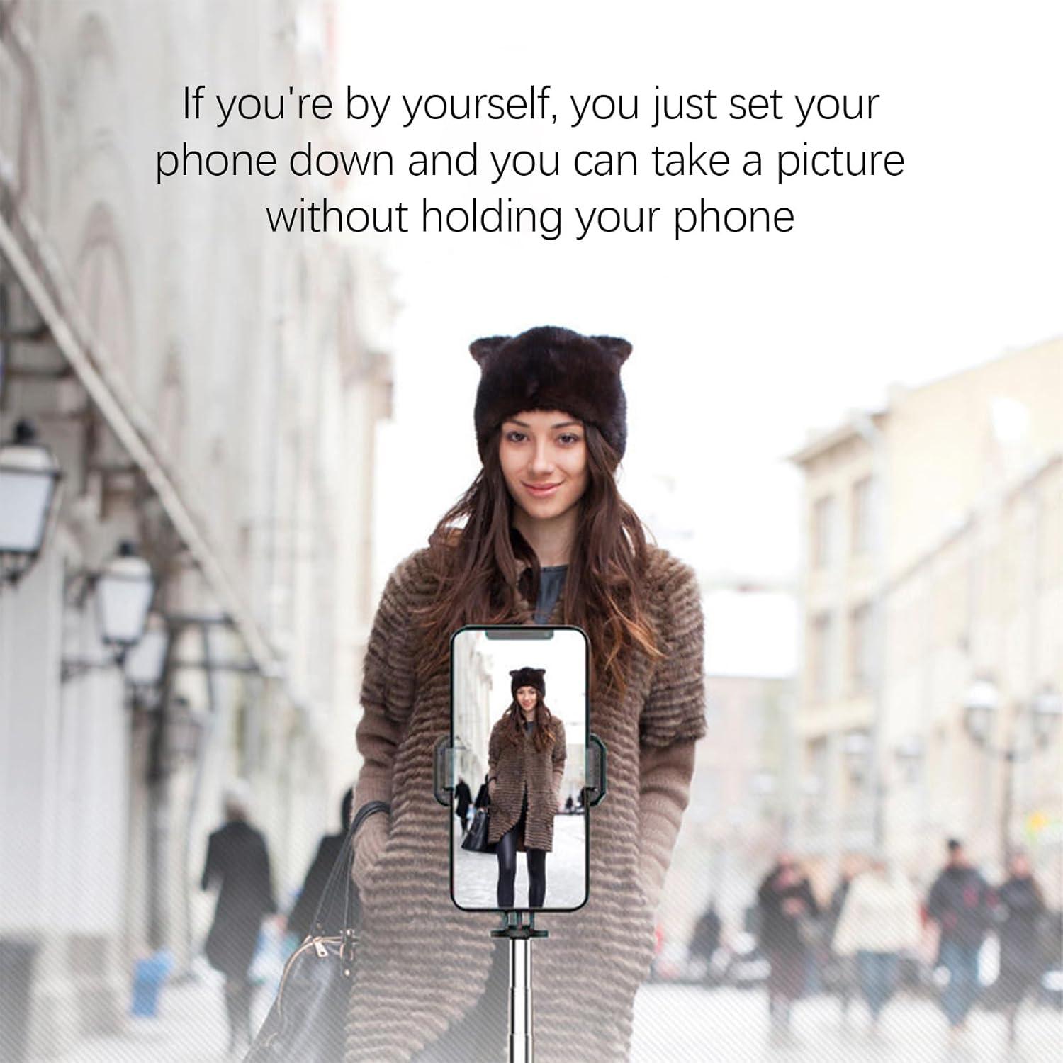 Anillo inteligente Bluetooth OUFANTE R10 para selfies - Negro