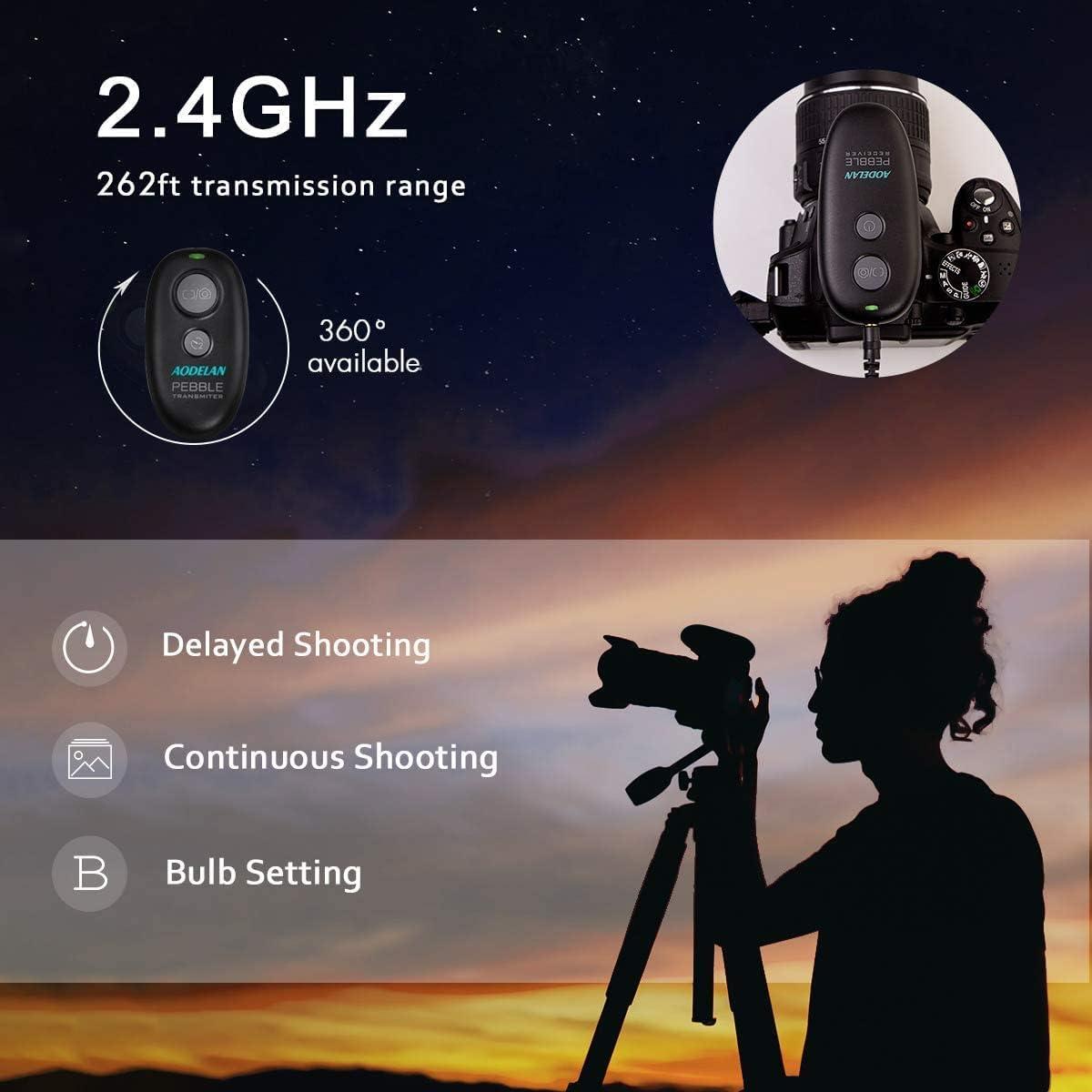 Control Remoto Inalámbrico HAOXI para Cámara Canon y Fujifilm