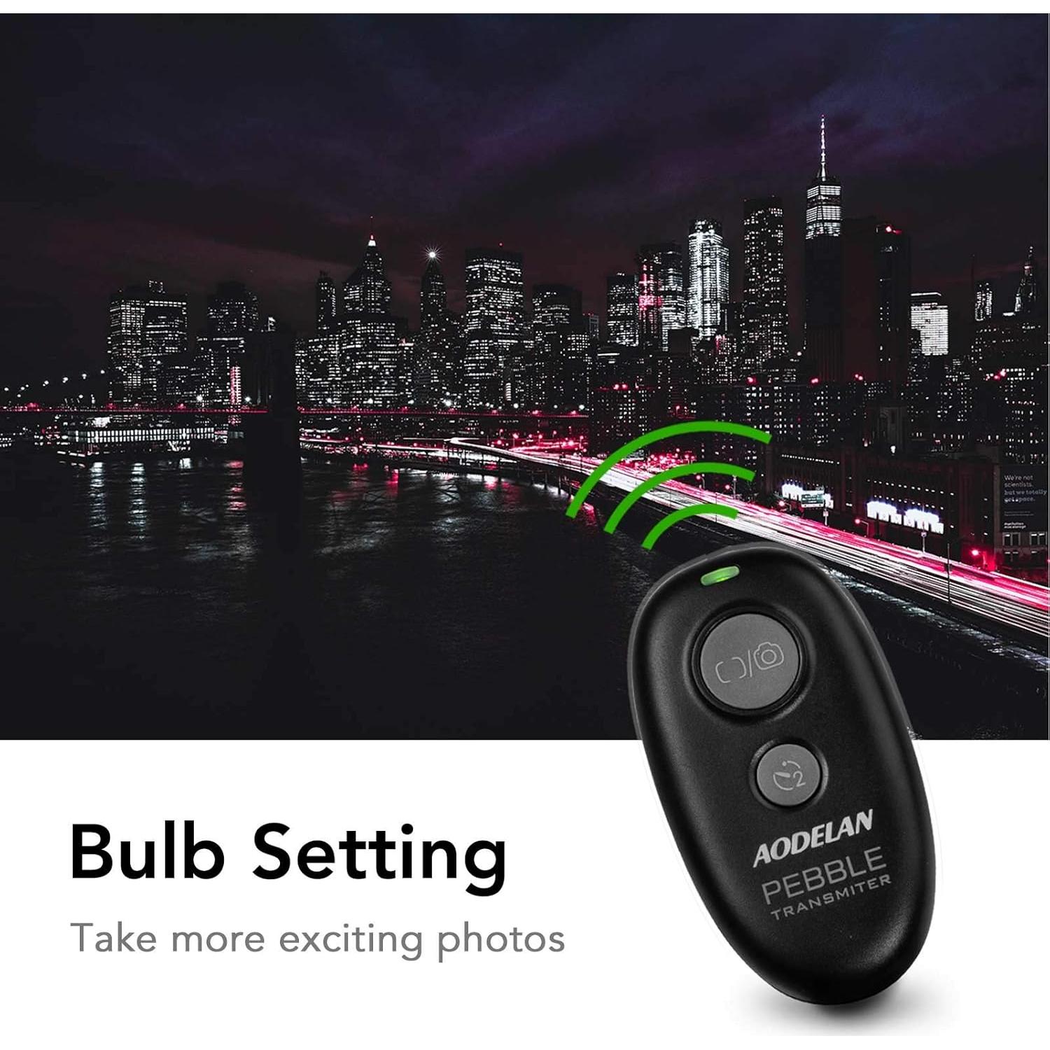 Control Remoto Inalámbrico HAOXI para Cámara Canon y Fujifilm