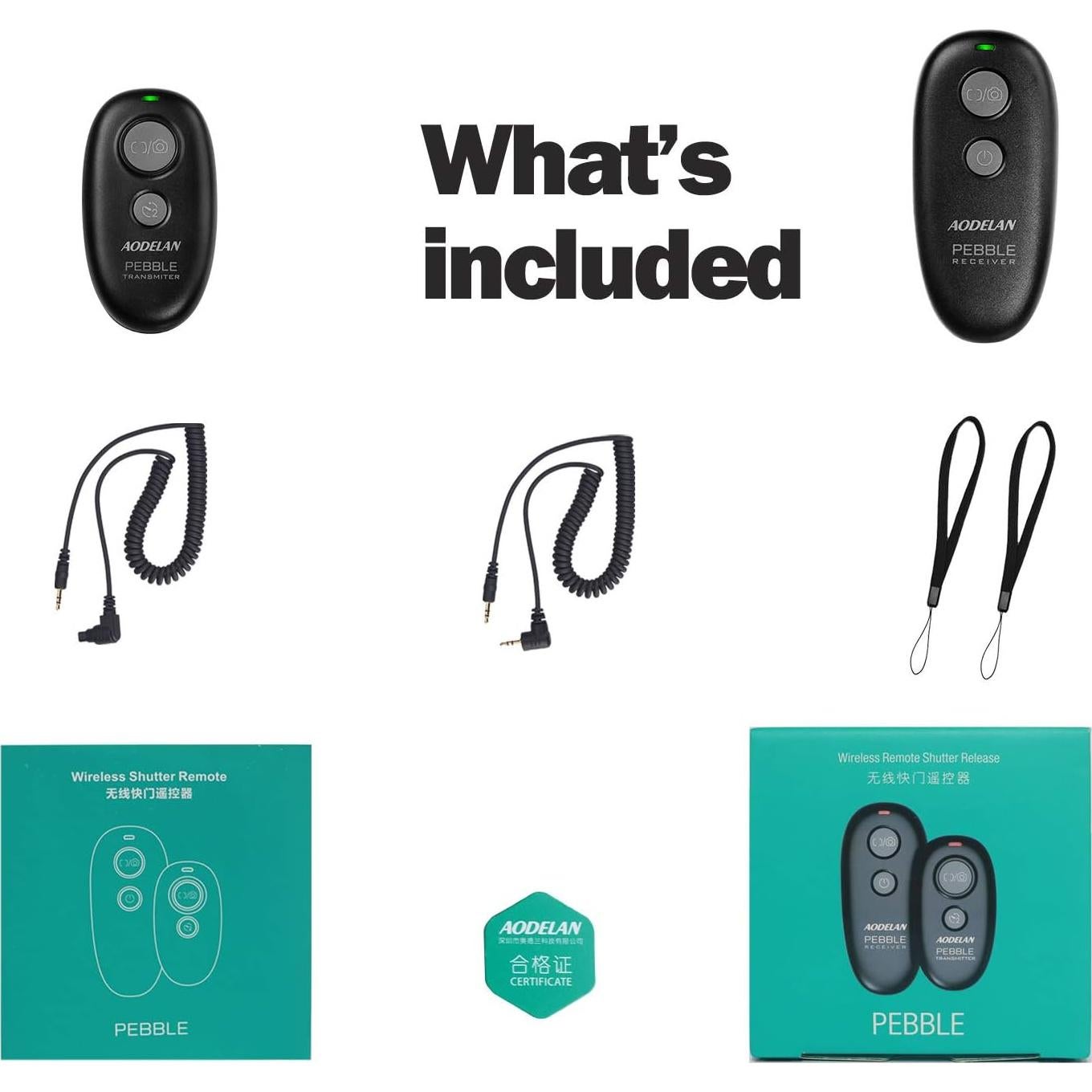 Control Remoto Inalámbrico HAOXI para Cámara Canon y Fujifilm