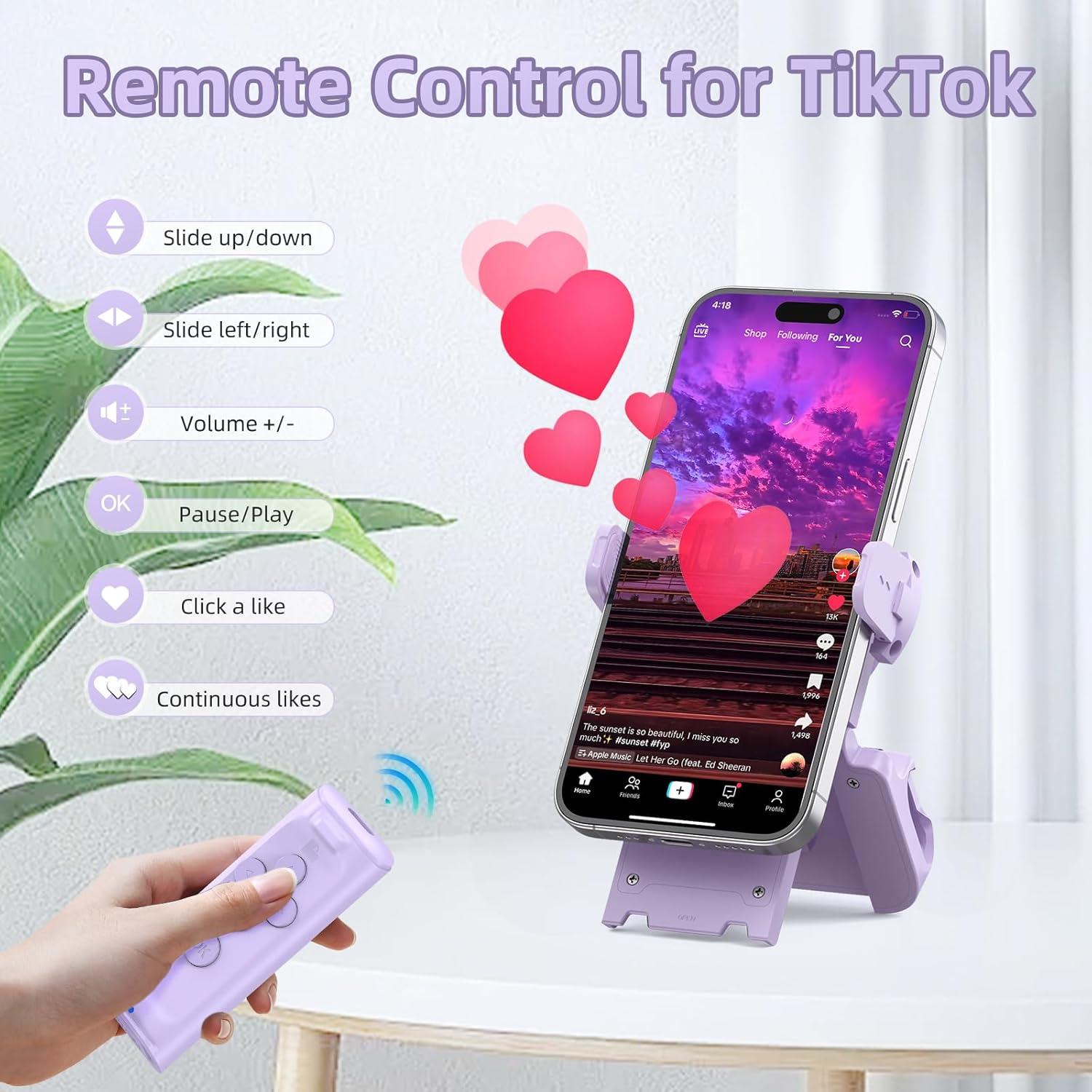 Control Remoto Bluetooth MILOUZ TK-Pro para TikTok y Kindle