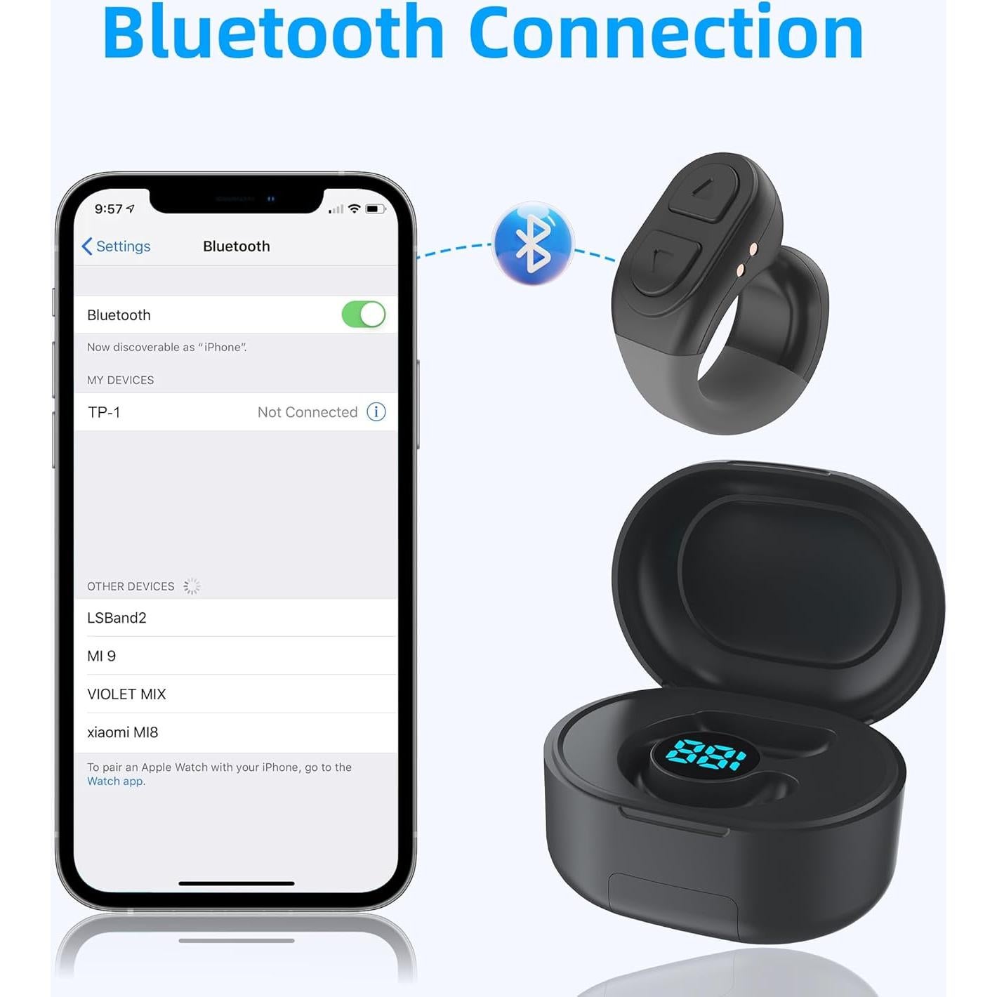 Control Remoto Inalámbrico para TikTok y Ebook JE Make IT Simple