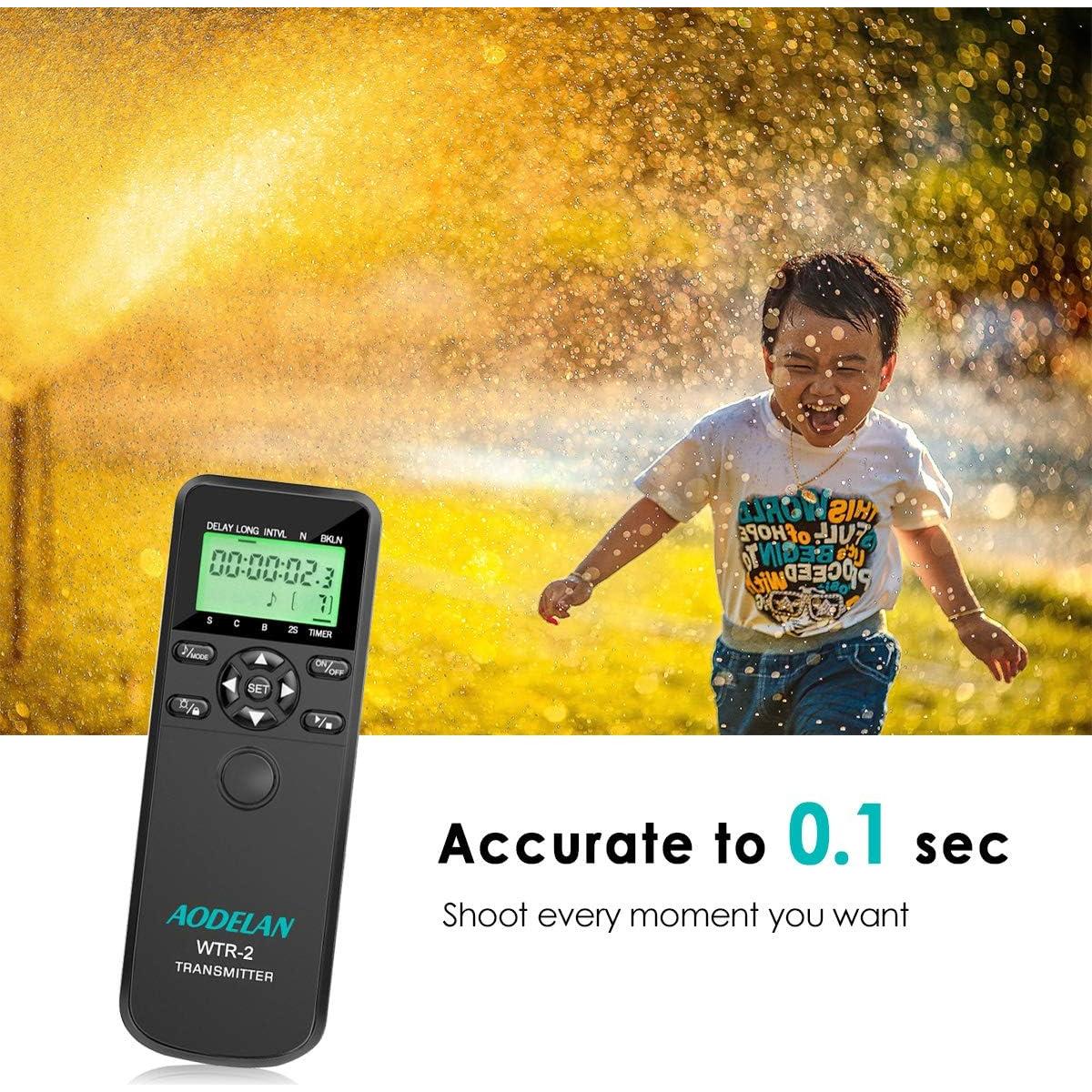 Control Remoto Inalámbrico AODELAN para Canon y Fujifilm