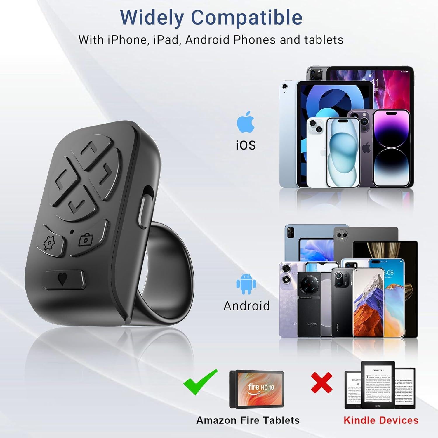 Control Remoto Inalámbrico Locthal para TikTok y Kindle