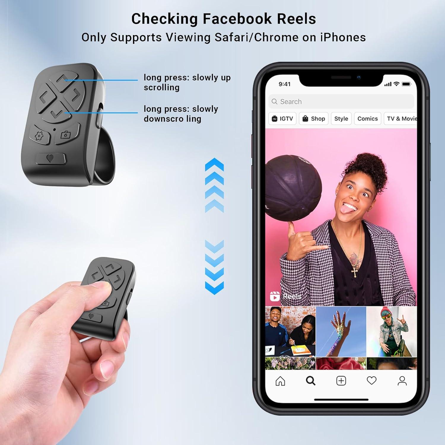 Control Remoto Inalámbrico Locthal para TikTok y Kindle