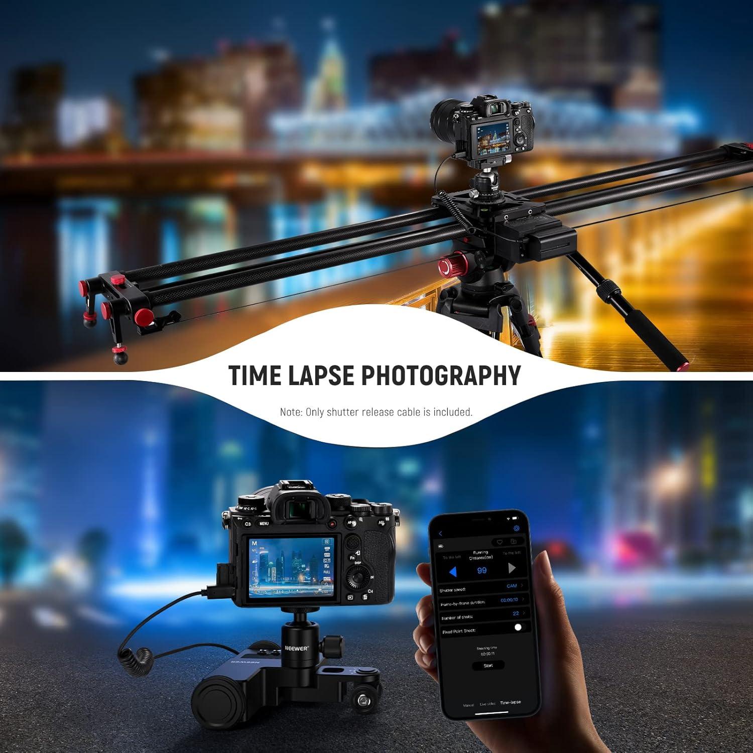 Cable de liberación de obturador remoto NEEWER S2 2.5mm para Sony