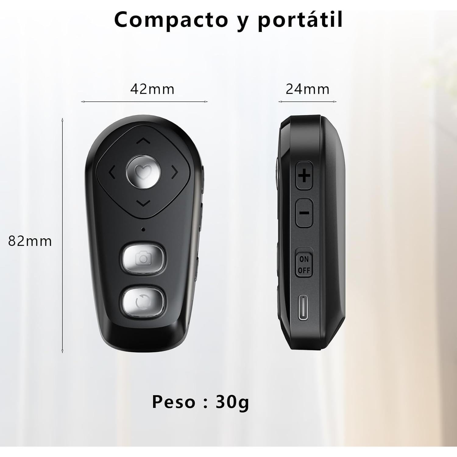 Control Remoto Inalámbrico de Cámara Shsuert para iPhone y Android