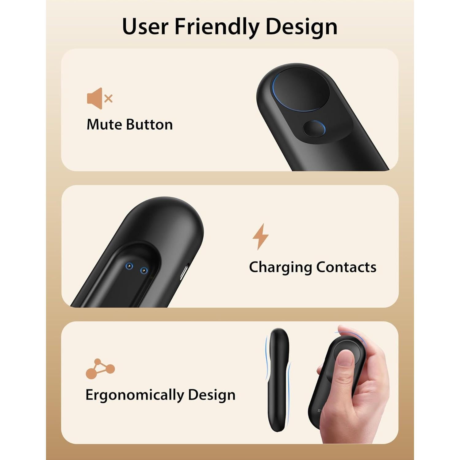 Control Remoto Pasador de Página Stouchi para Kindle Negro