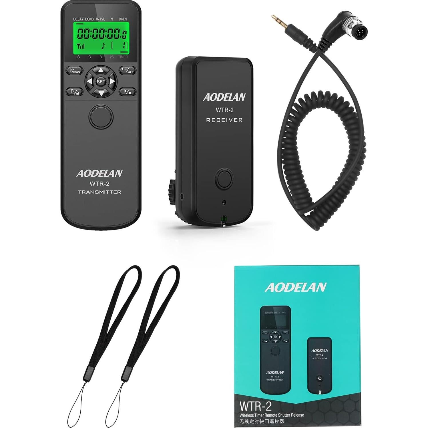 Control Remoto Inalámbrico AODELAN para Cámaras Nikon Z9 D5 D6