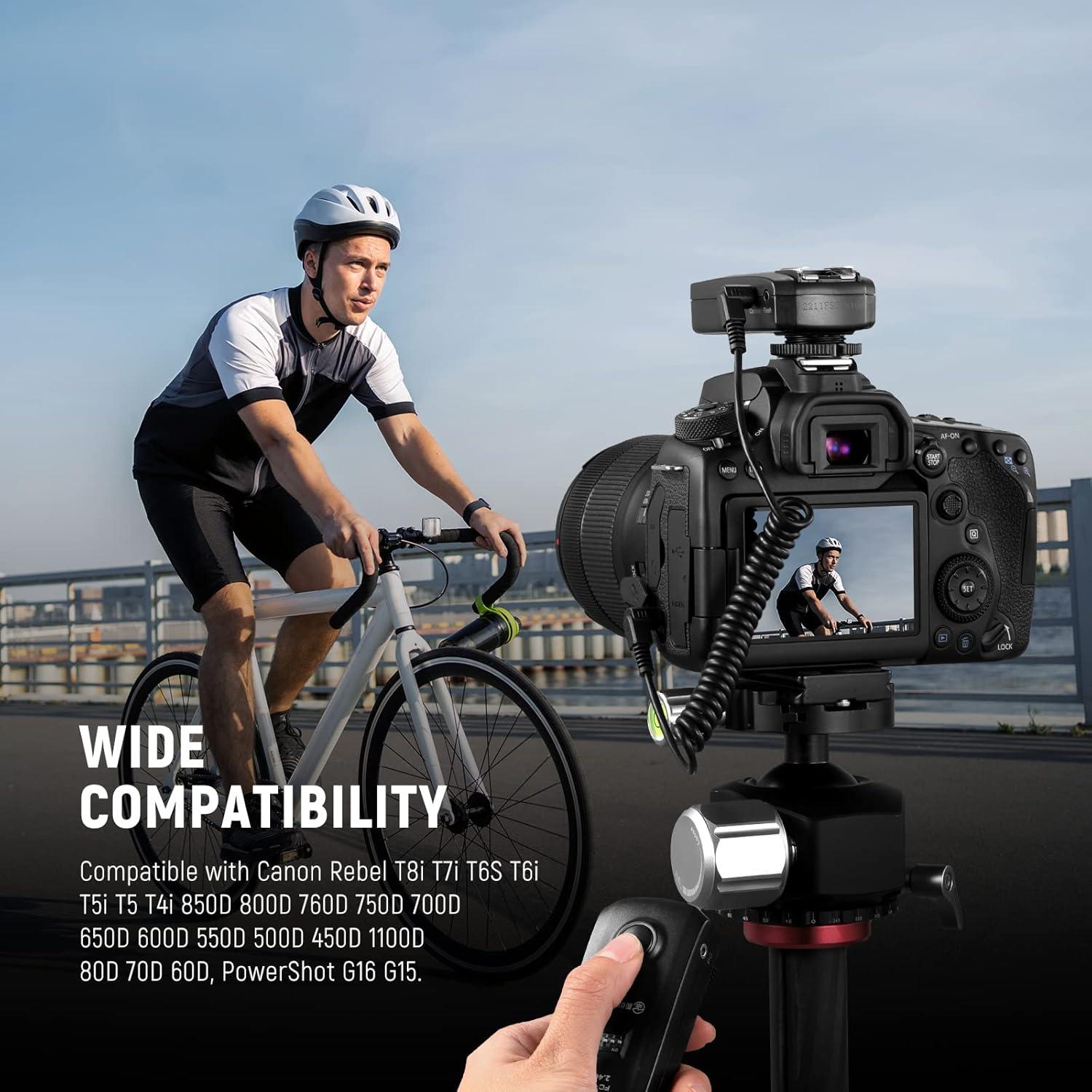 Cable de liberación remota NEEWER C1 2.5mm para Canon y Pentax