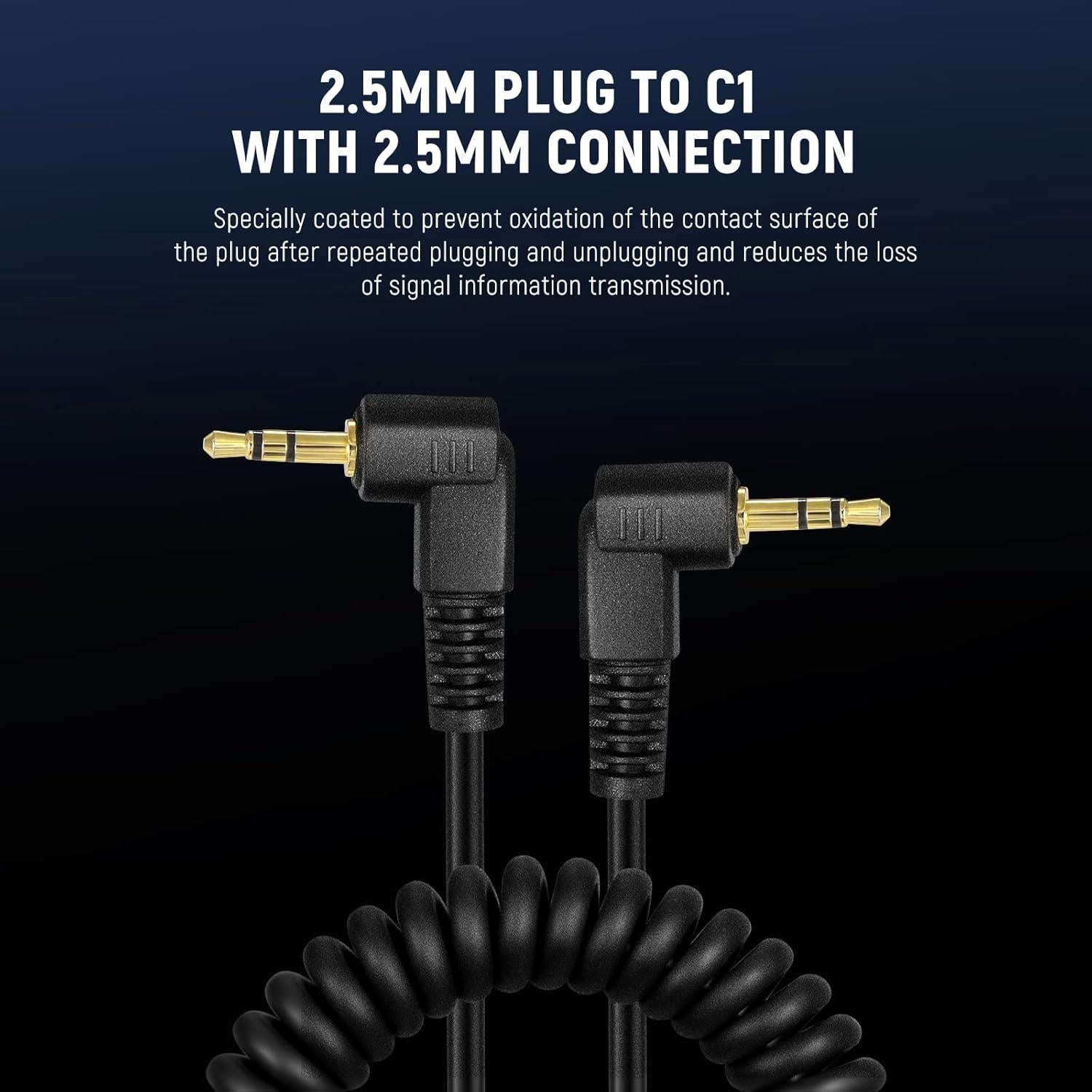 Cable de liberación remota NEEWER C1 2.5mm para Canon y Pentax