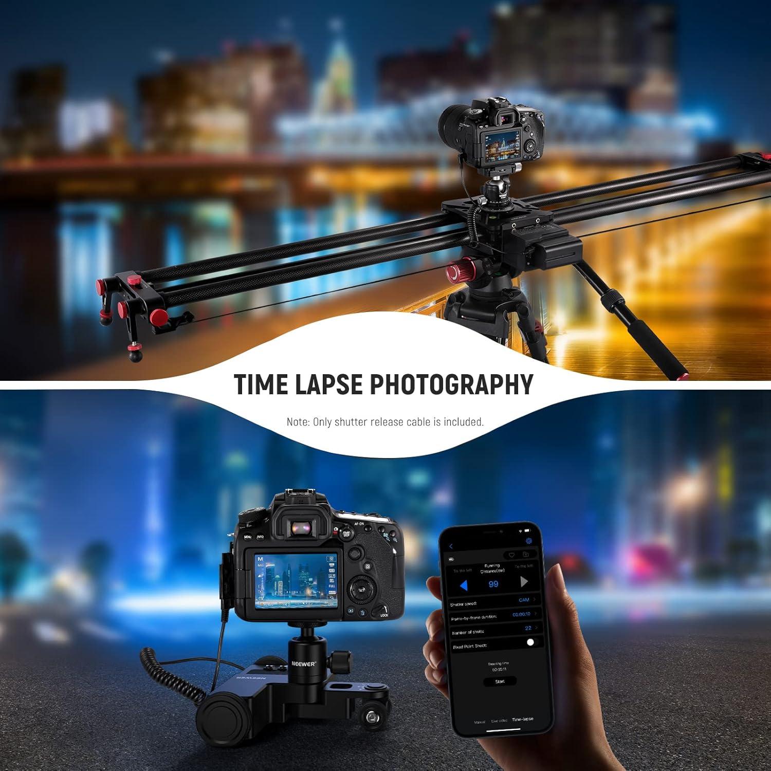 Cable de liberación remota NEEWER C1 2.5mm para Canon y Pentax