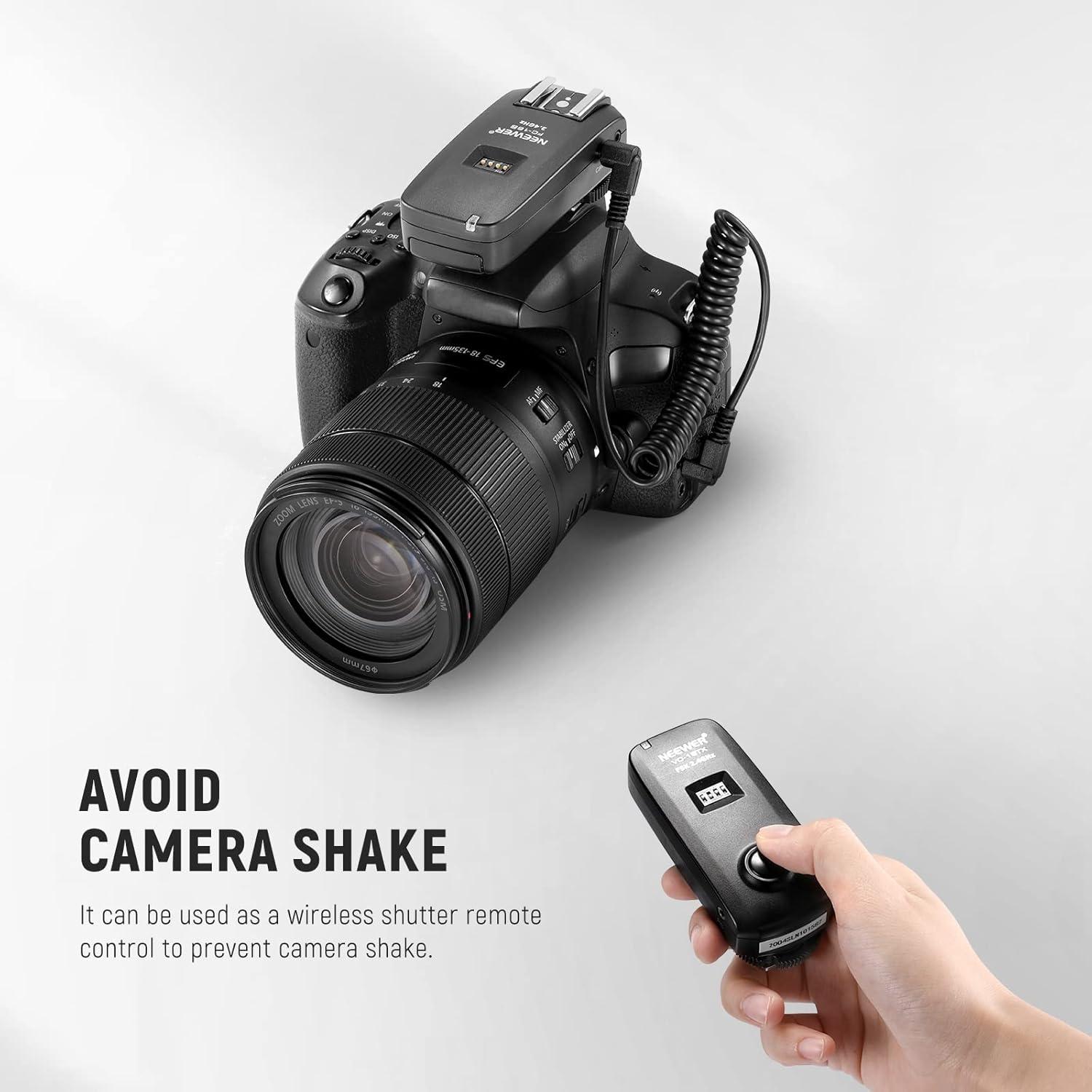 Cable de liberación remota NEEWER C1 2.5mm para Canon y Pentax