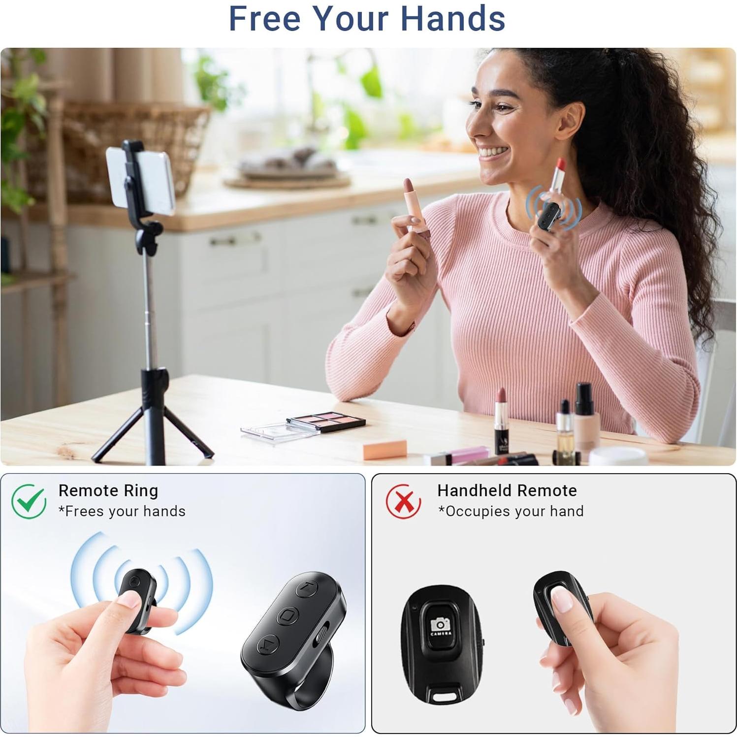 Control Remoto de Anillo Voinap F3 para Cámara de Teléfono