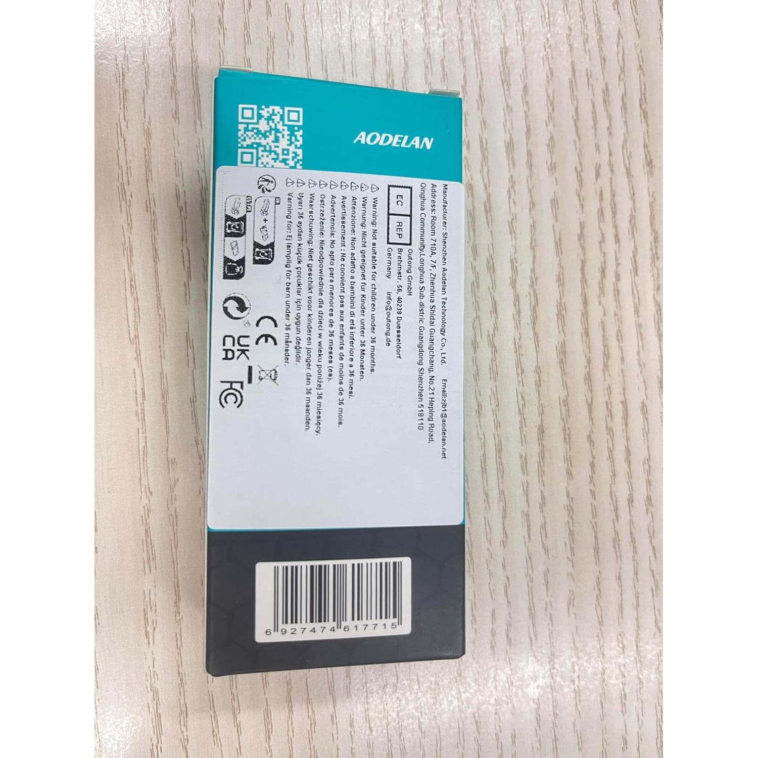 Control Remoto Inalámbrico Aodelan para Cámara Nikon - Disparador Recargable USB-C con Pantalla OLED