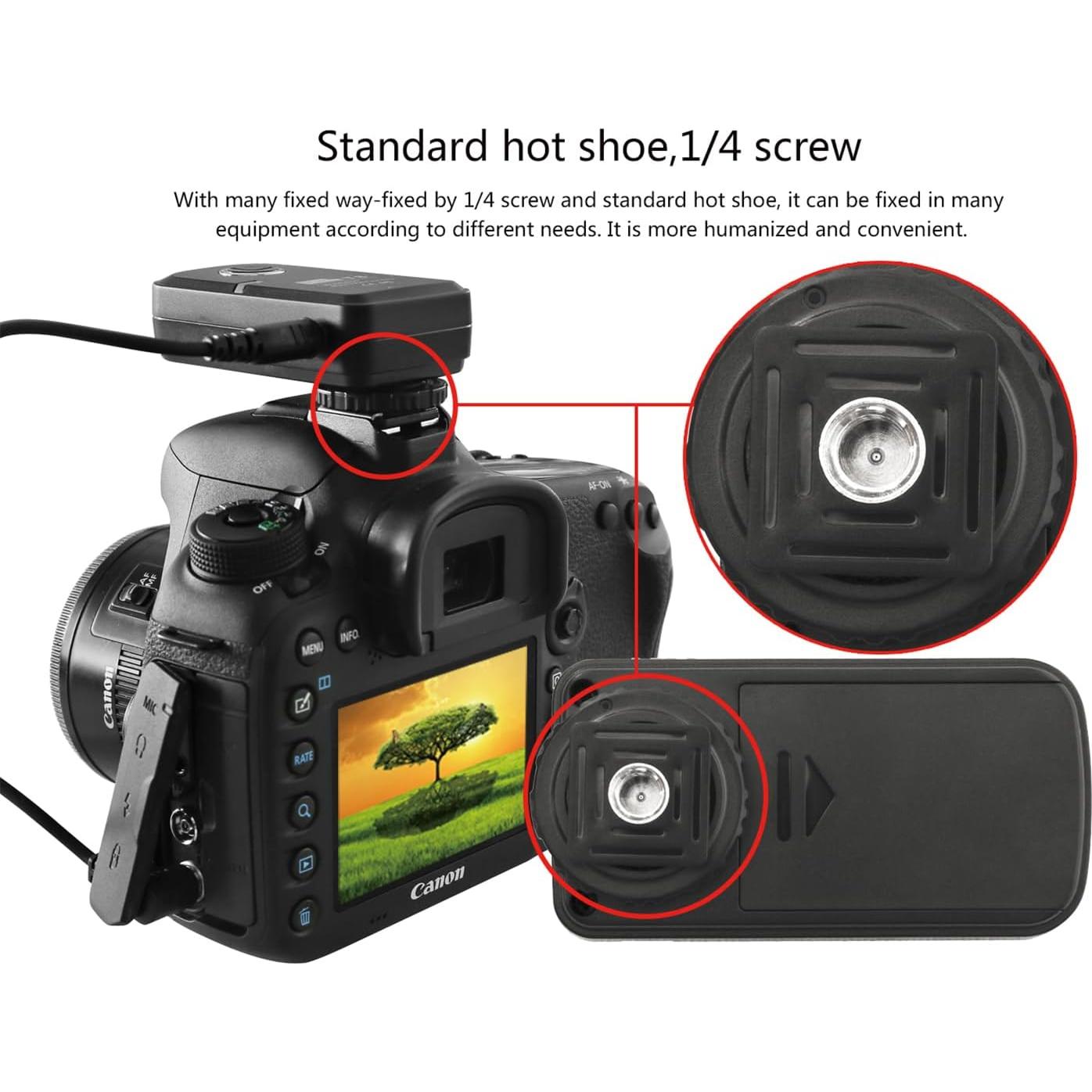 Control Remoto Inalámbrico QILESHI para Cámara Canon y Fujifilm