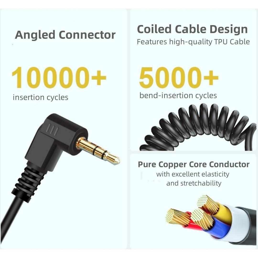 Cable de liberación del obturador remoto Keabroir N1 100cm para Nikon