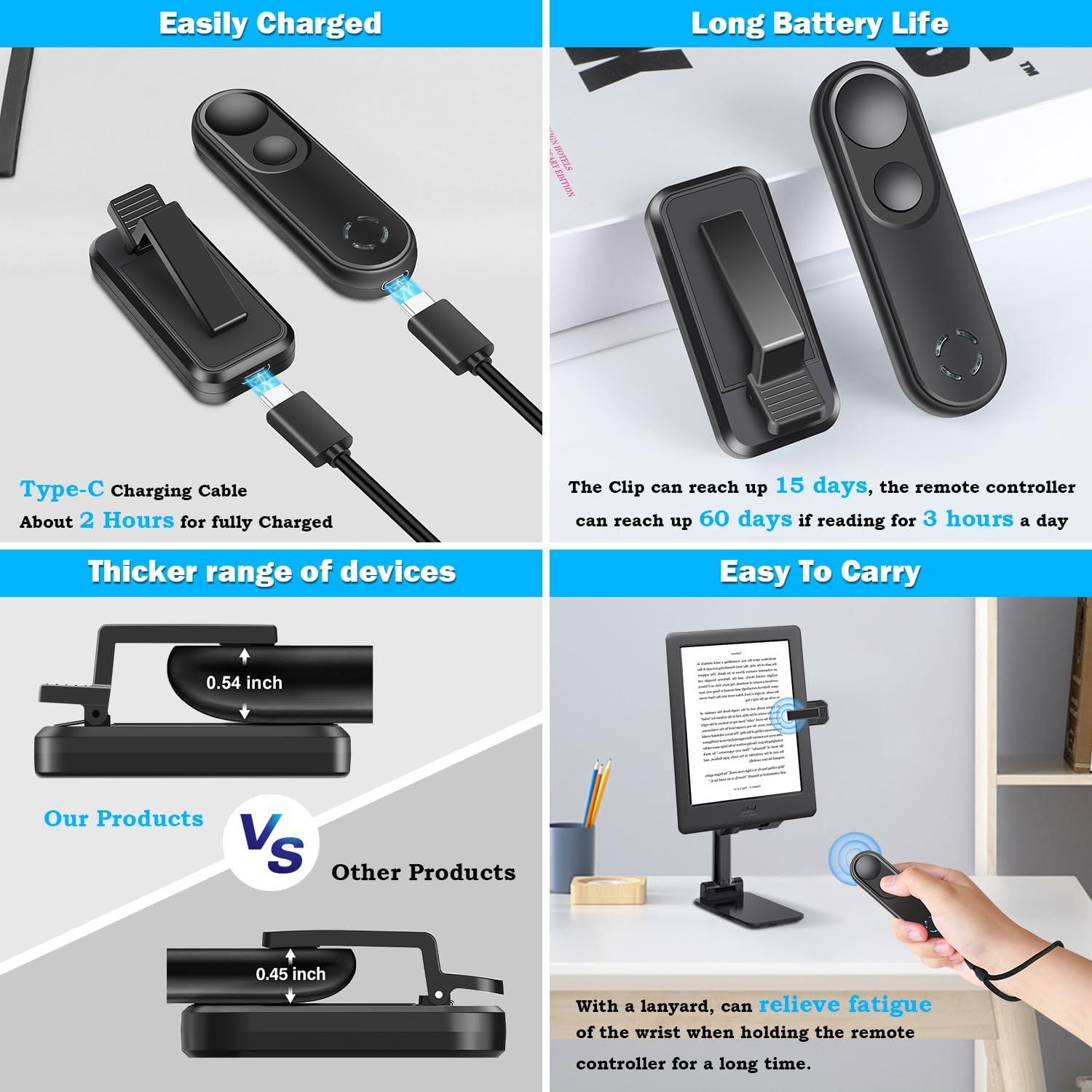 Control Remoto Pasador de Páginas LANGREE para Kindle y Kobo