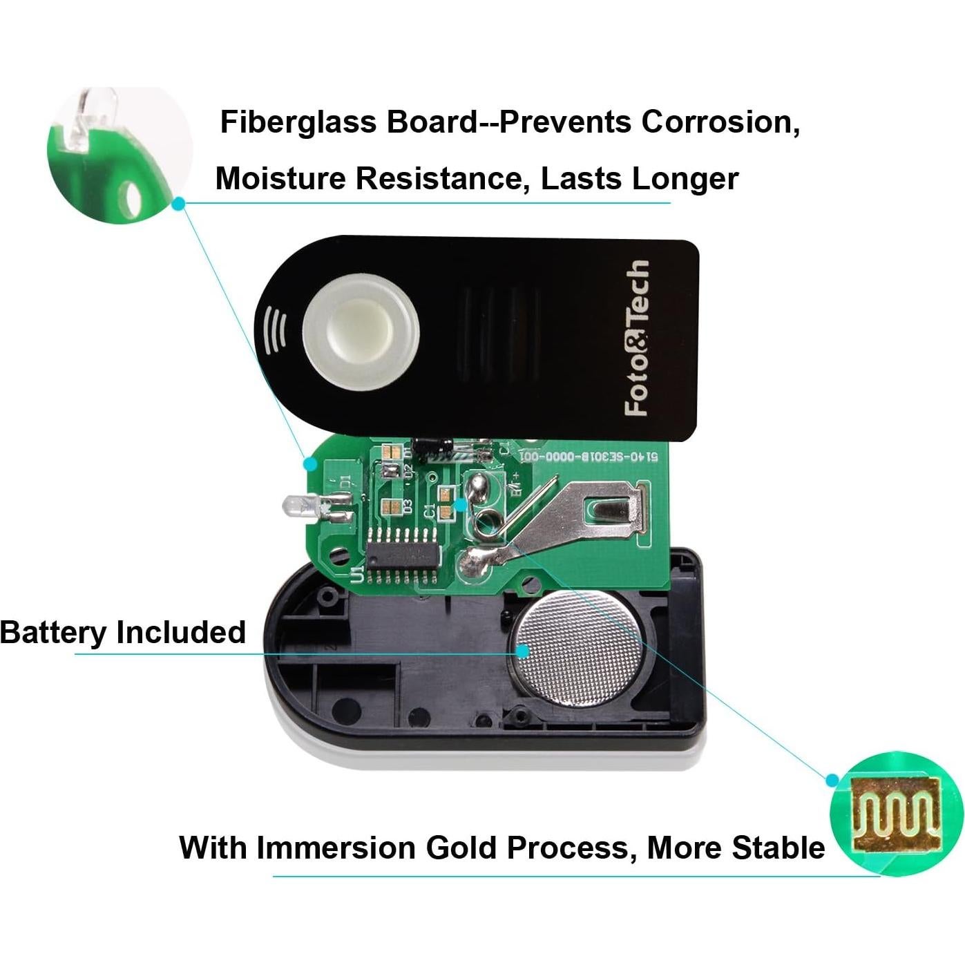 Control Remoto Inalámbrico Foto&Tech FTML-L3 para Nikon