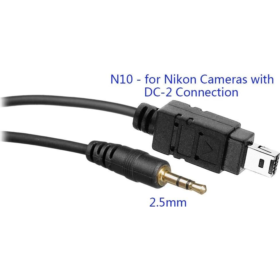Cable Remoto Off-Camera PHOLSY N10 para Nikon - 130 cm