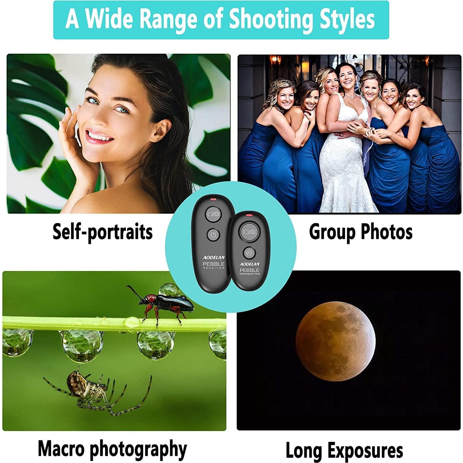 Disparador Inalámbrico HAOXI SRR-PEBBLE para Nikon y Fujifilm