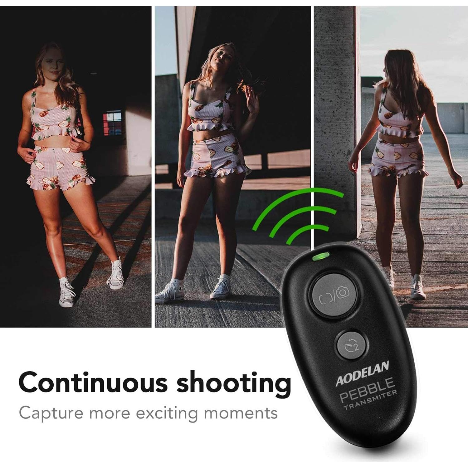 Disparador Inalámbrico HAOXI SRR-PEBBLE para Nikon y Fujifilm