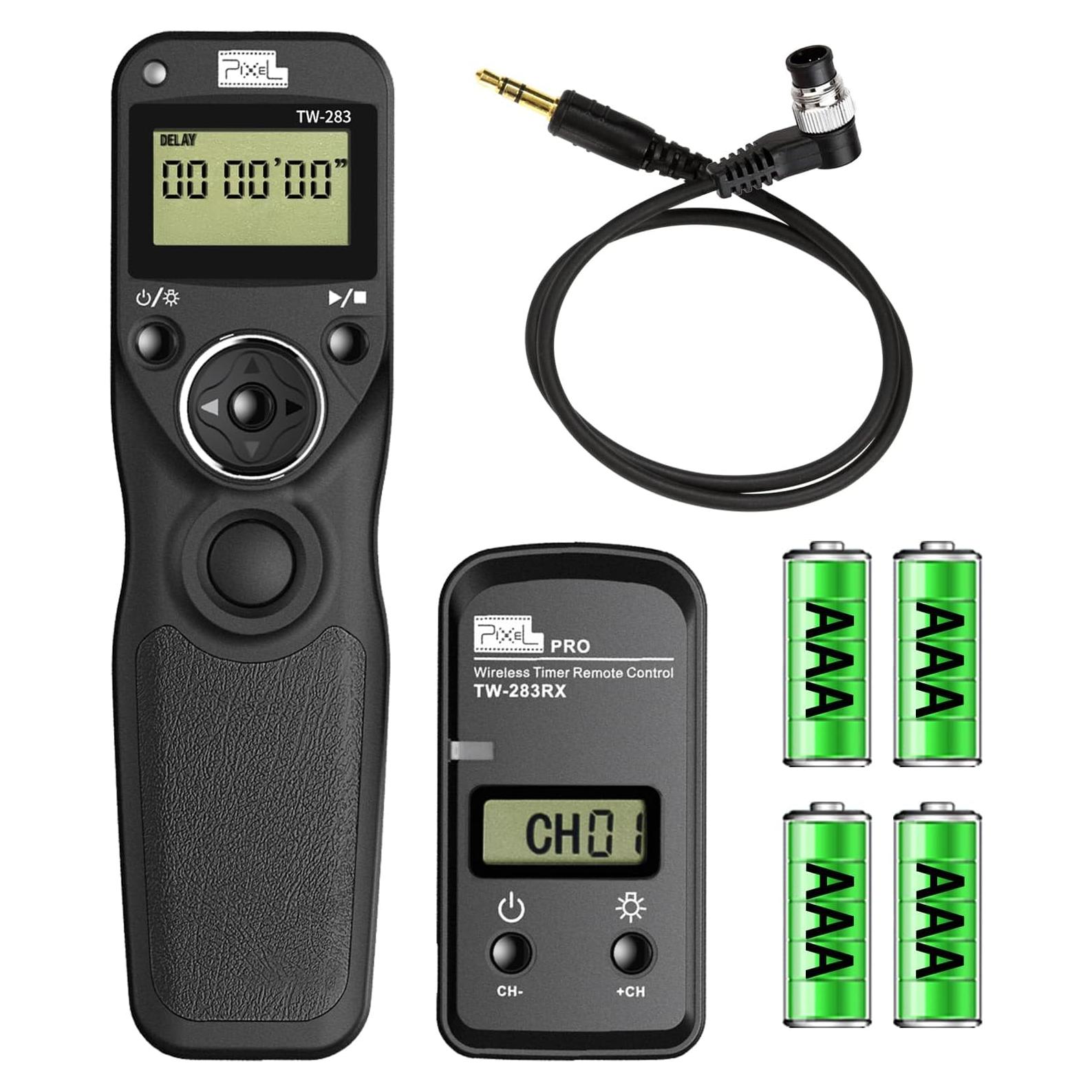 Control Remoto Inalámbrico Pixel TW283 para Nikon D850 D810 D800