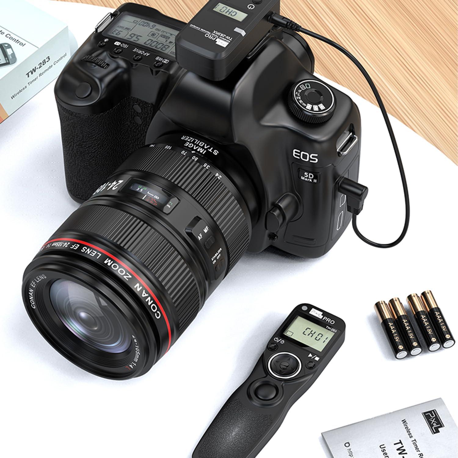 Control Remoto Inalámbrico Pixel TW283 para Nikon D850 D810 D800