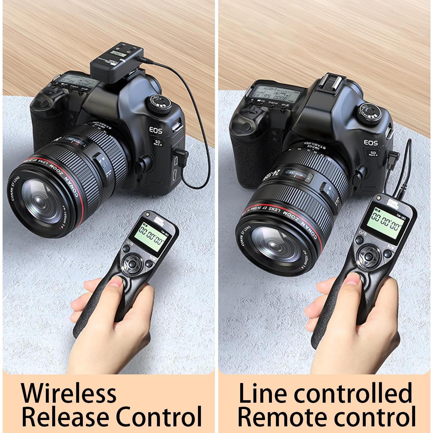 Control Remoto Inalámbrico Pixel TW283 para Nikon D850 D810 D800