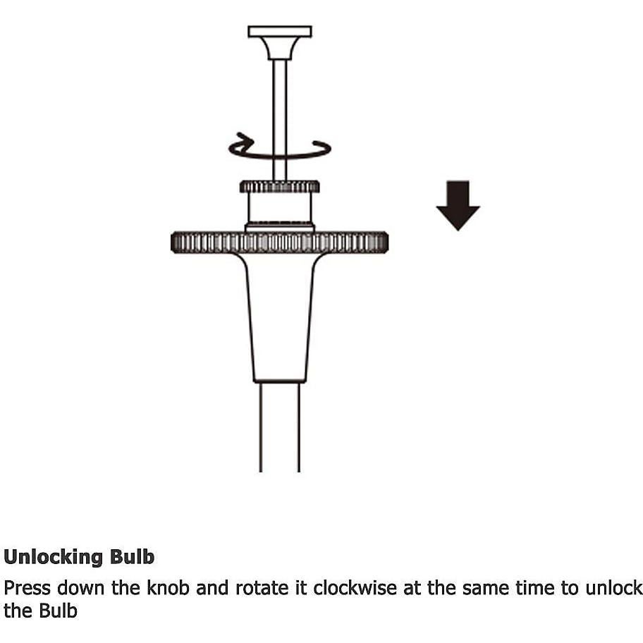 Liberación de Cable Roscado JJC TCR-70BK 70cm Negro