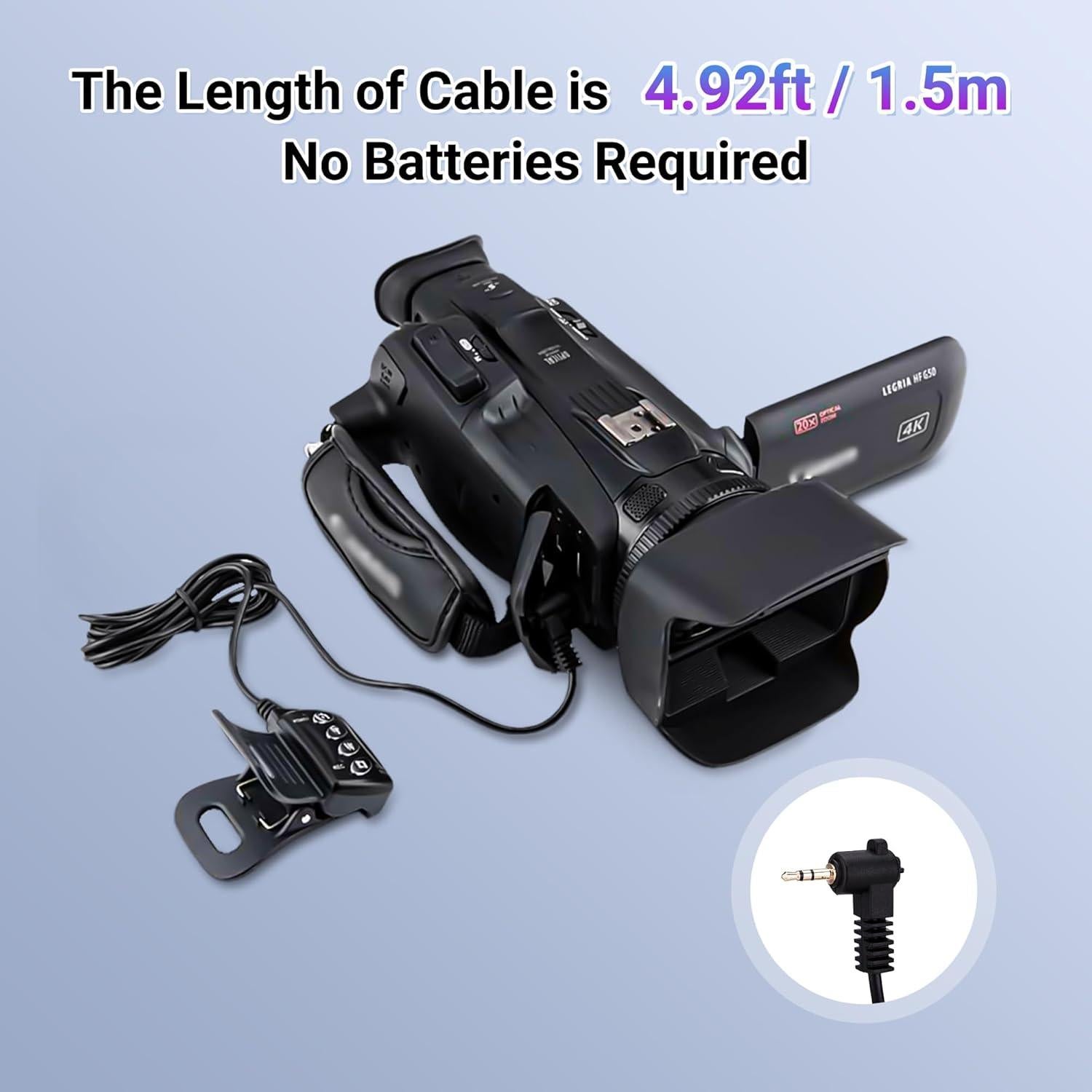 Control Remoto LANC PROfezzion SR-VD1(C) para Canon y Sony