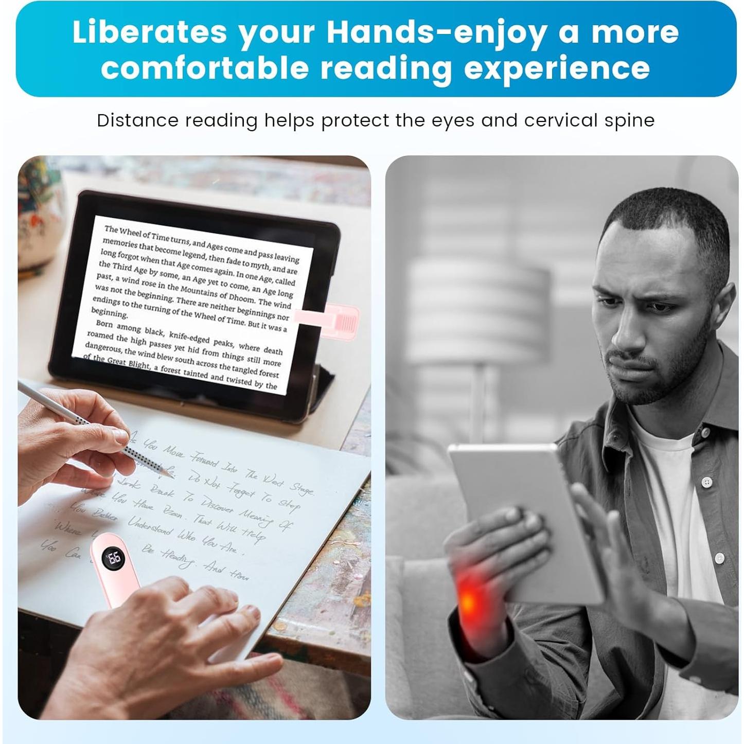 Pasador de Página Inalámbrico para Kindle Paperwhite Rosa