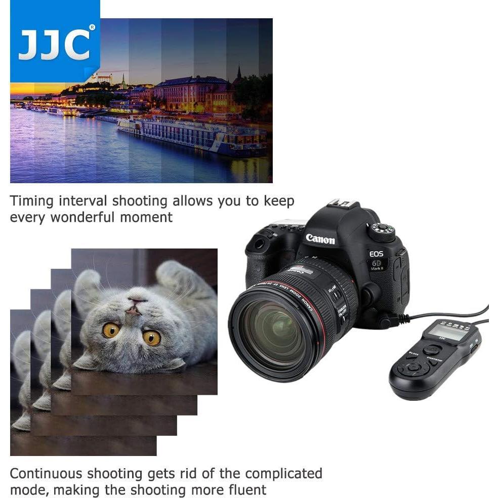 Control Remoto Intervalómetro JJC TM-A para Canon EOS
