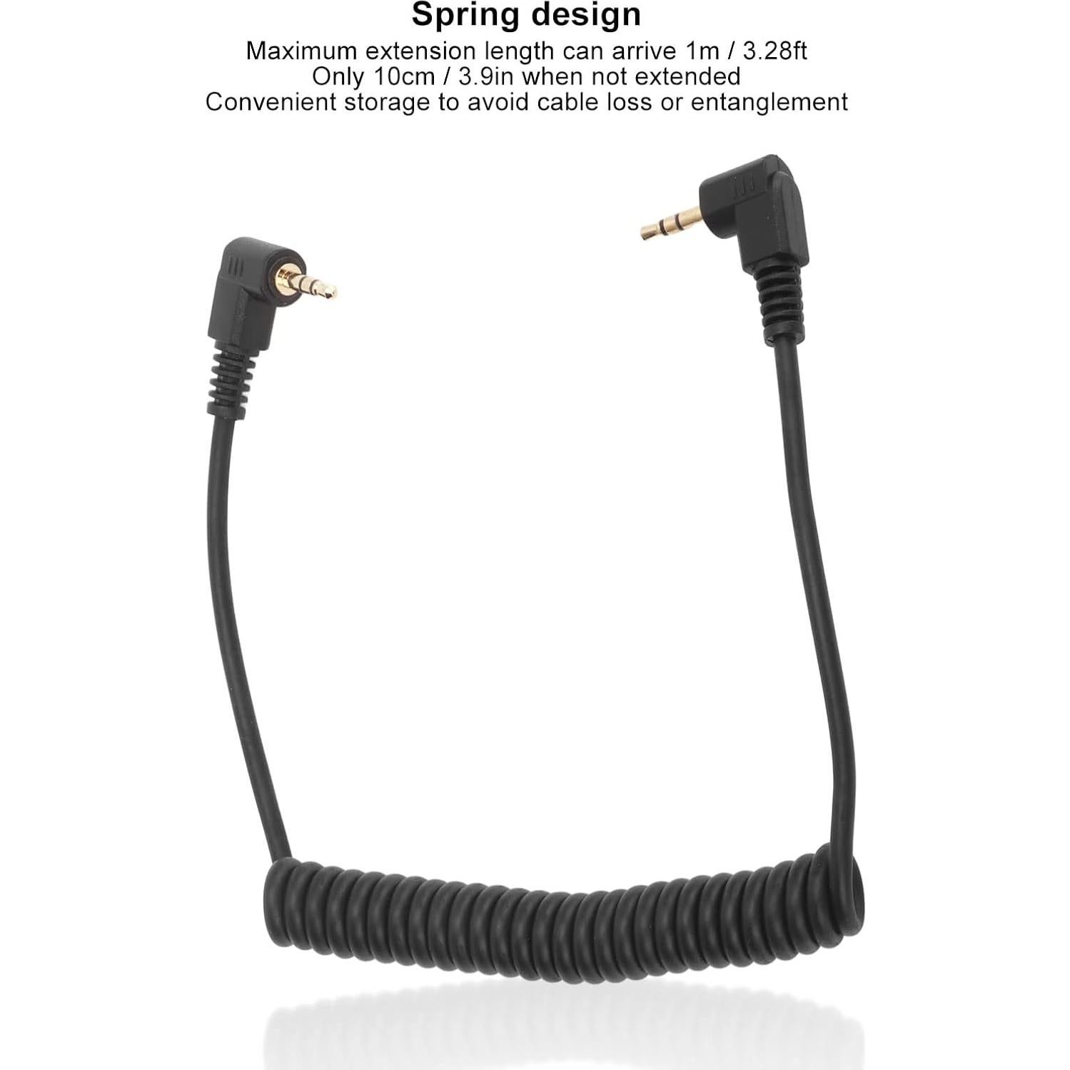 Cable de liberación de obturador remoto Sanpyl 1m 2.5mm para cámaras Fuji