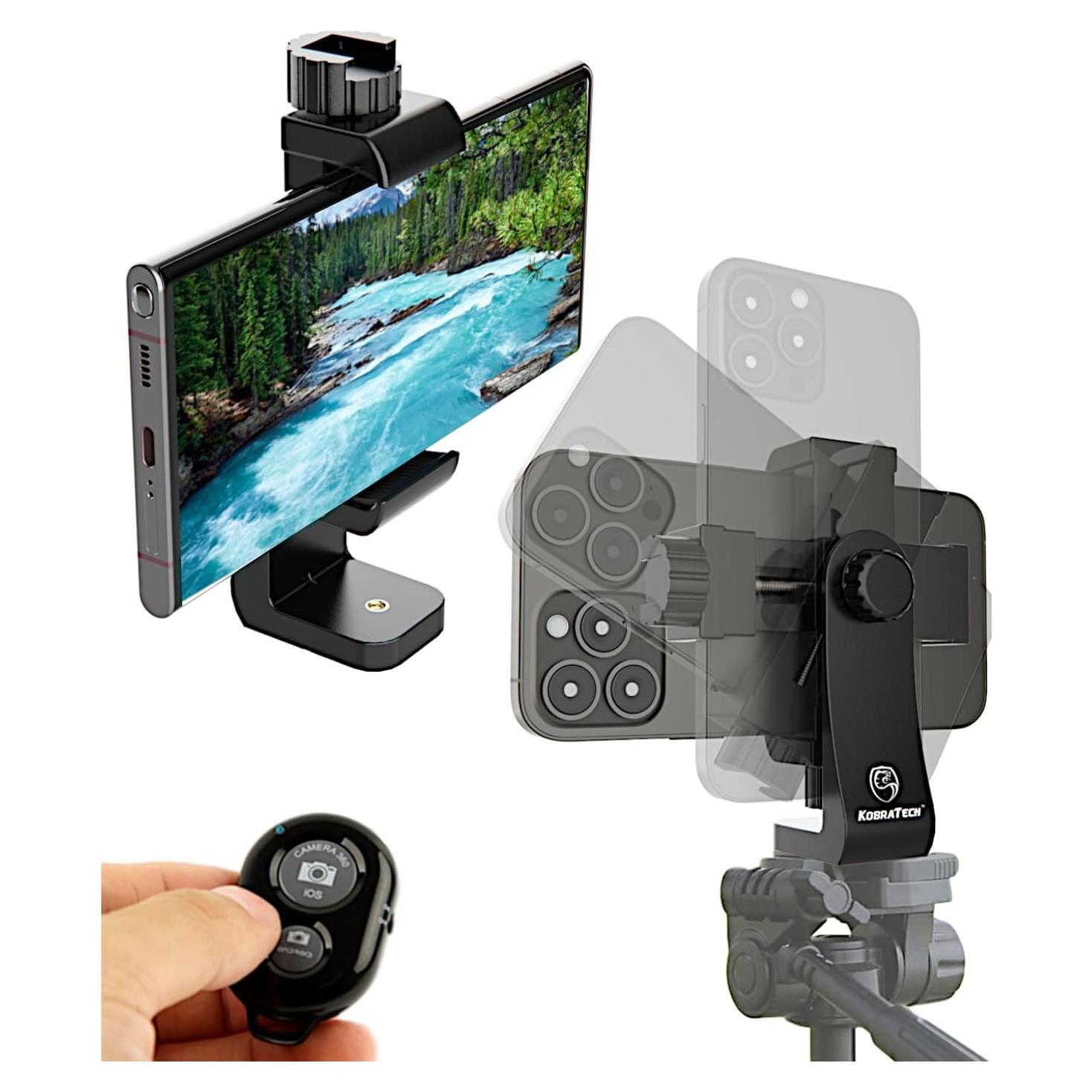 Soporte para Teléfono UniMount 360 KobraTech con Disparador Bluetooth