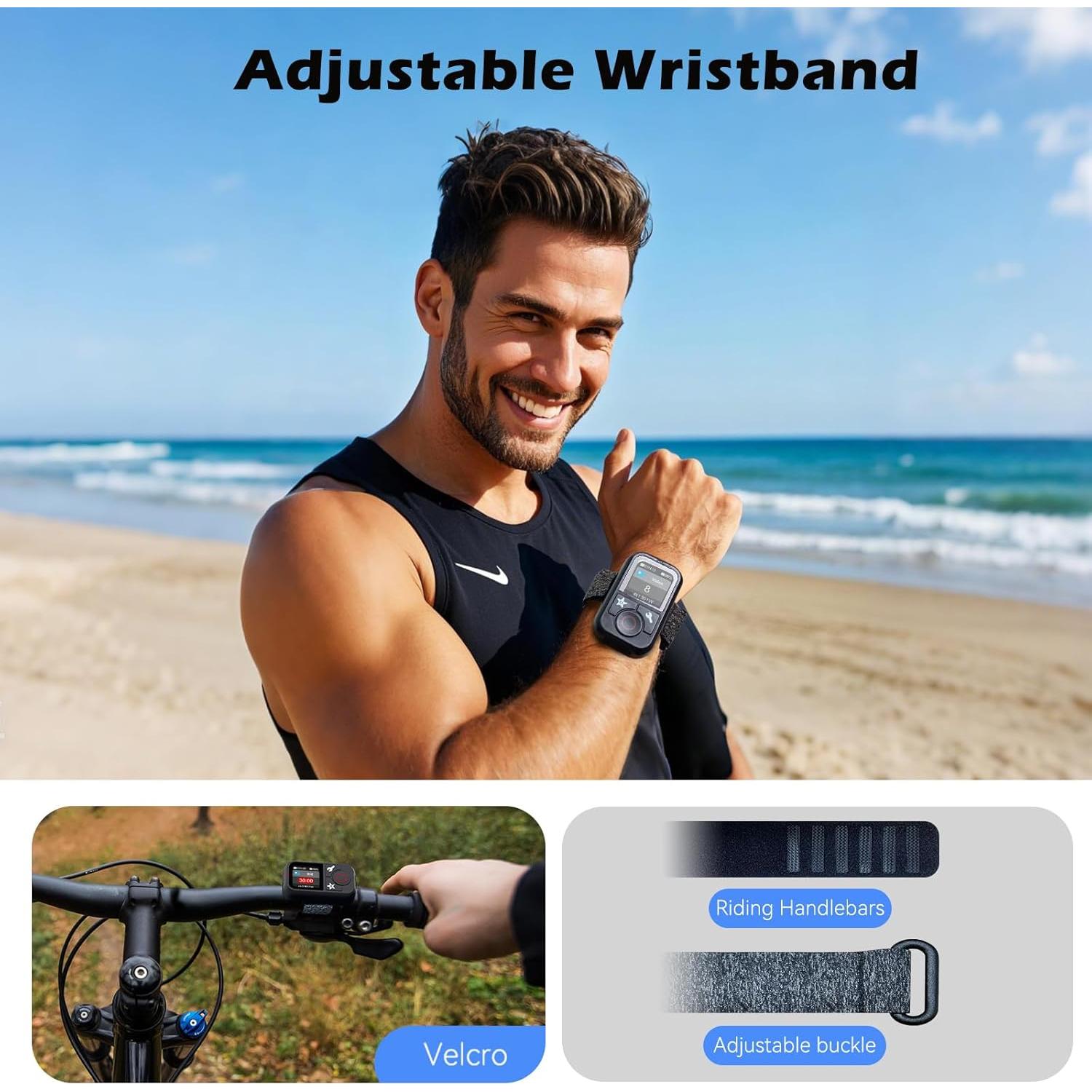 Control Remoto Inalámbrico GoPro Hero 13 12 11 10 9 8 MAX