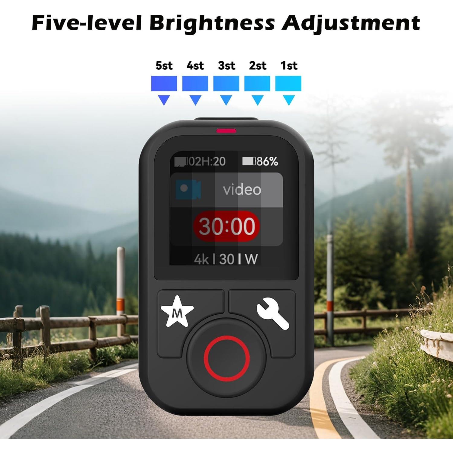 Control Remoto Inalámbrico GoPro Hero 13 12 11 10 9 8 MAX