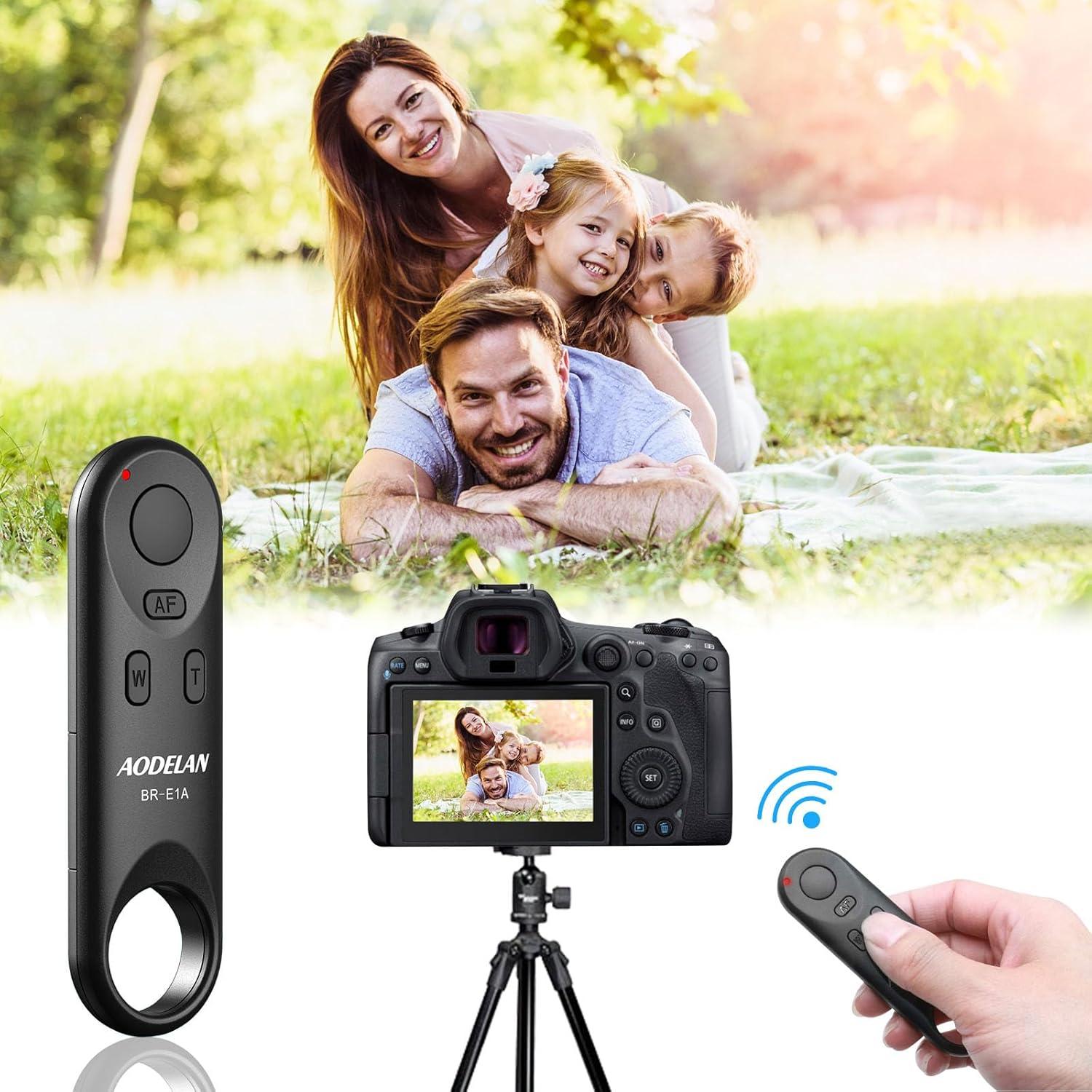 Control Remoto Inalámbrico Aodelan BR-E1A para Canon EOS